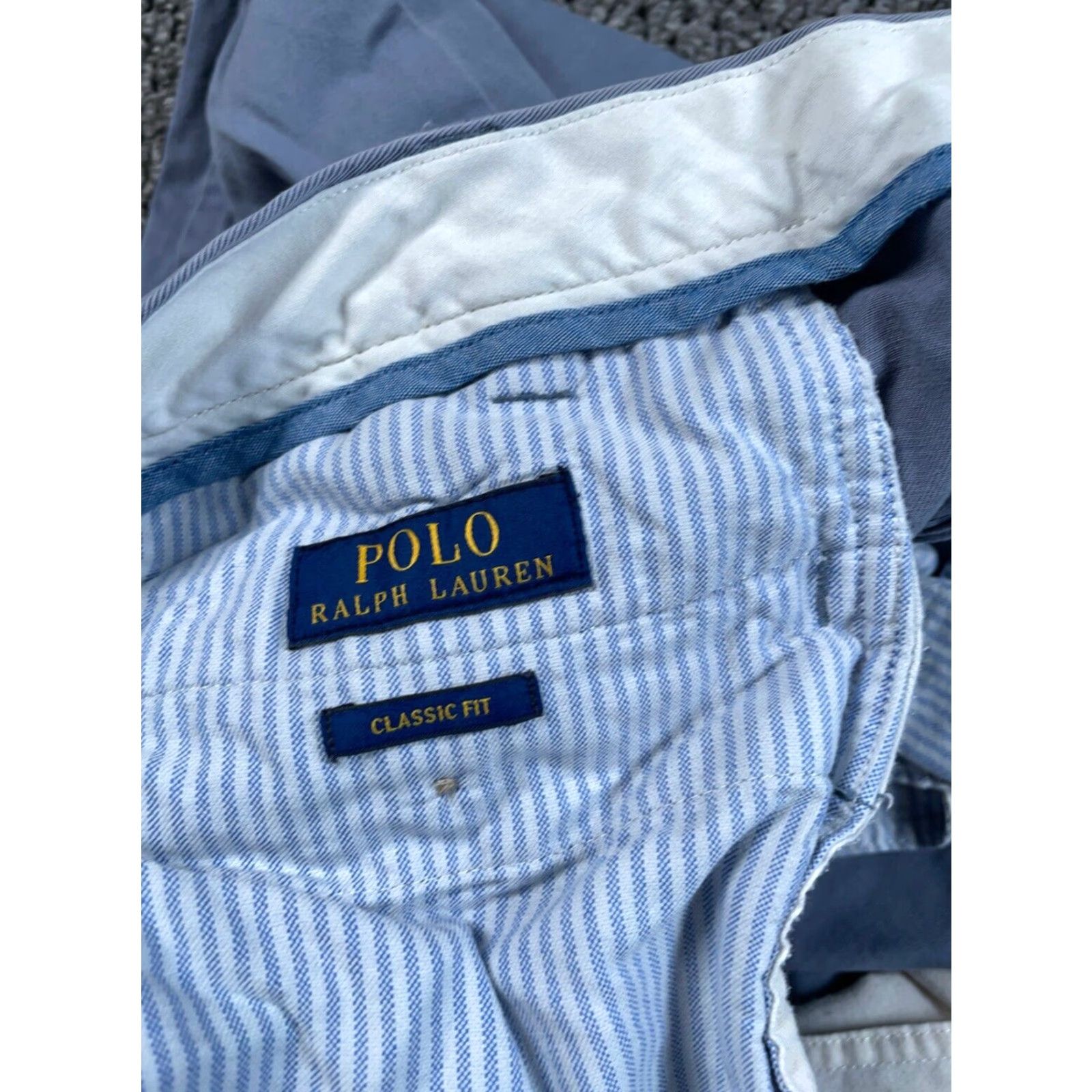Polo Ralph Lauren VINTAGE Polo Ralph Lauren Chino Pants Men’s 36x30 Casual Cotton Mid-Rise Straight Leg Gray Size US M / EU 48-50 / 2 - 3 Thumbnail