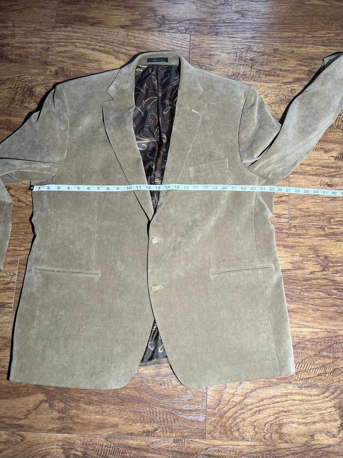 Lauren Ralph Lauren Lauren Ralph Lauren Mens Corduroy Blazer Sport Coat 48R Size 48R - 7 Thumbnail