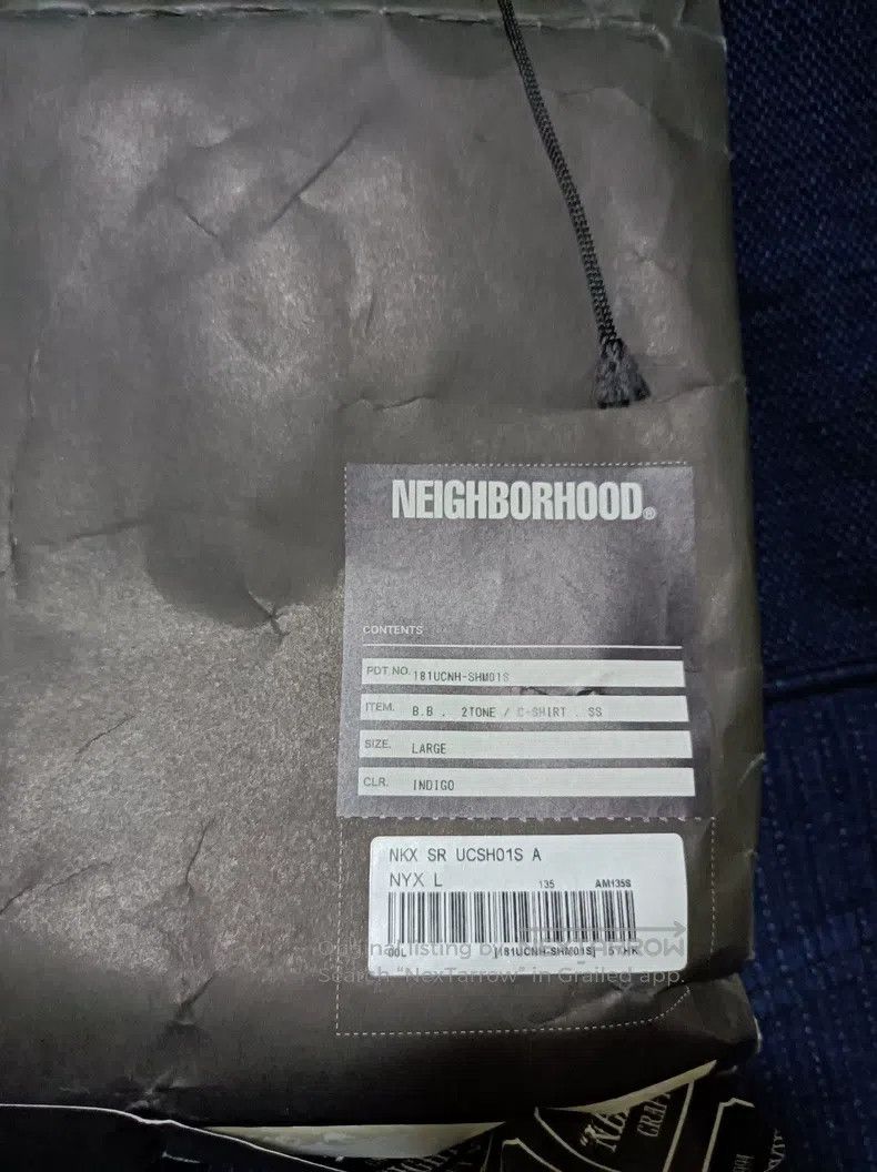 Neighborhood Neighborhood Indigo-Dyed Sashiko Short Sleeve Jacket Size US L / EU 52-54 / 3 - 6 Thumbnail