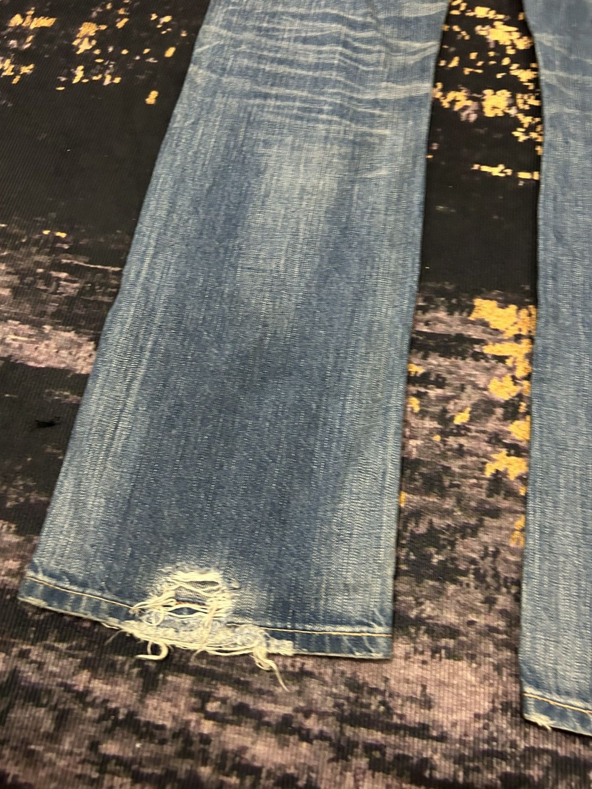 Hysteric Glamour Edwin Japan Studded Distressed Jeans Size US 32 / EU 48 - 11 Thumbnail