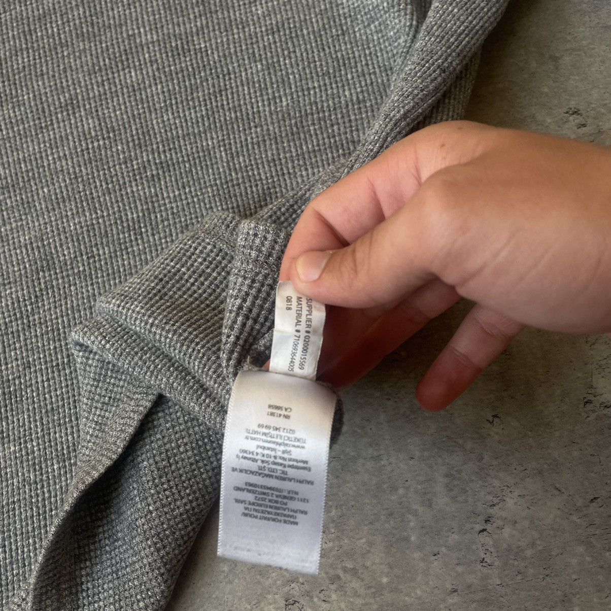 Polo Ralph Lauren New Collection Polo Ralph Lauren Knit Wafle Sweatshirt Size US L / EU 52-54 / 3 - 7 Thumbnail
