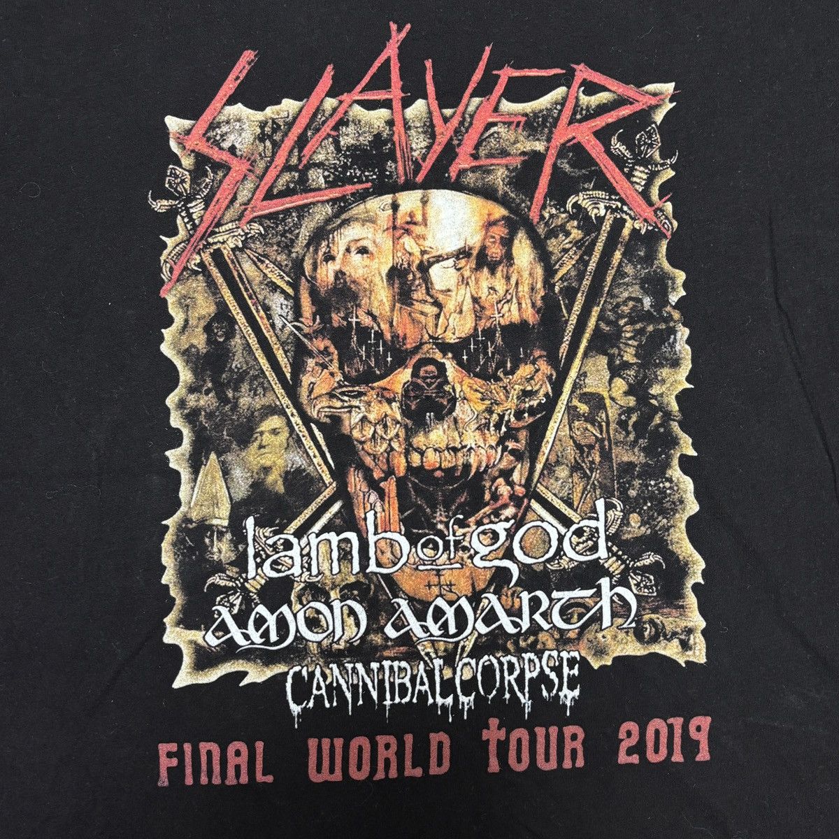 Band Tees × Slayer × Vintage Slayer Vintage Metal Band T Shirts Cannibal Corpse Size US L / EU 52-54 / 3 - 5 Thumbnail