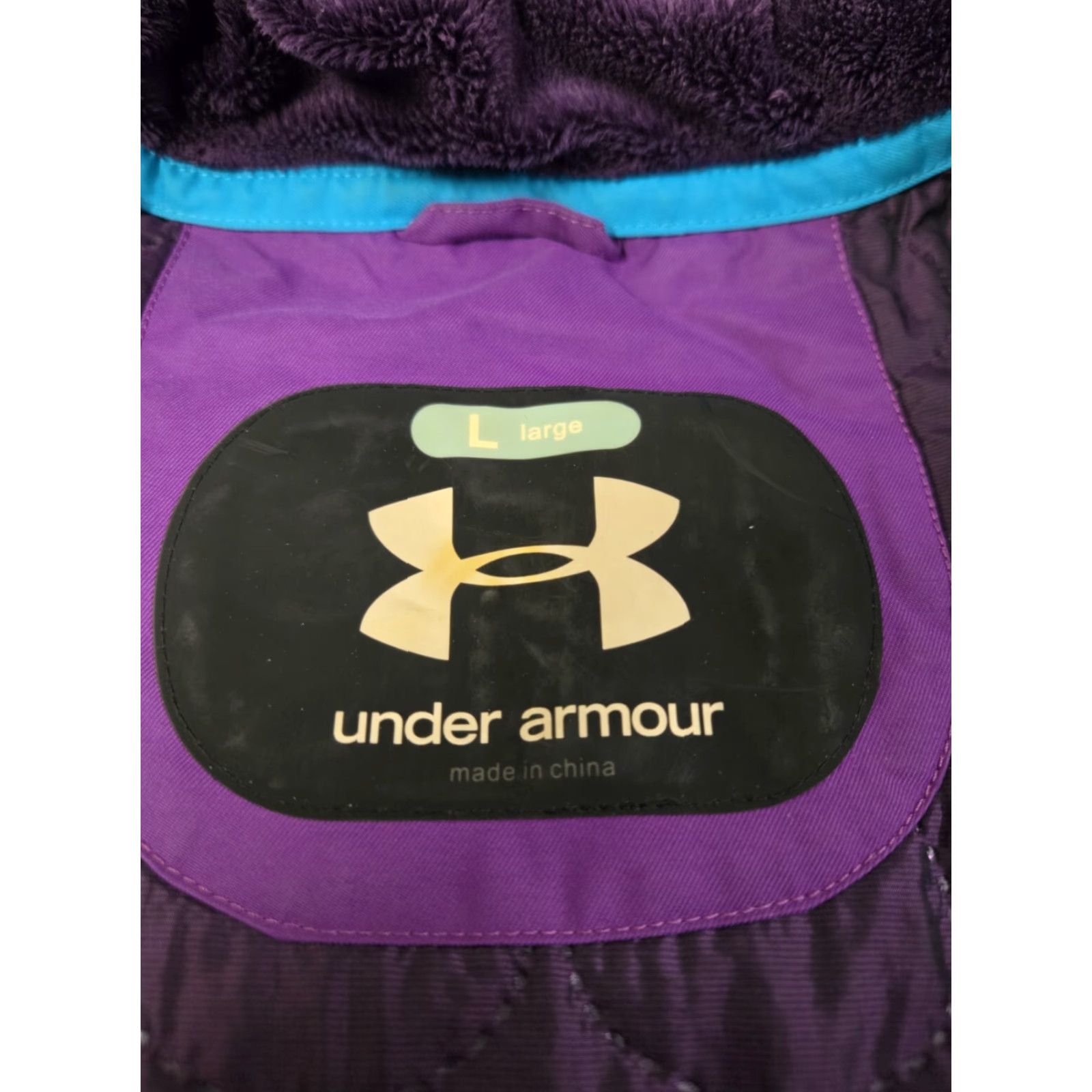 Under Armour Under Armour Jacket Ski Women's M Purple Insulated Mid-Length Coat Snow Winter Nylon Polyester Lining Zip Size M / US 6-8 / IT 42-44 - 4 Thumbnail