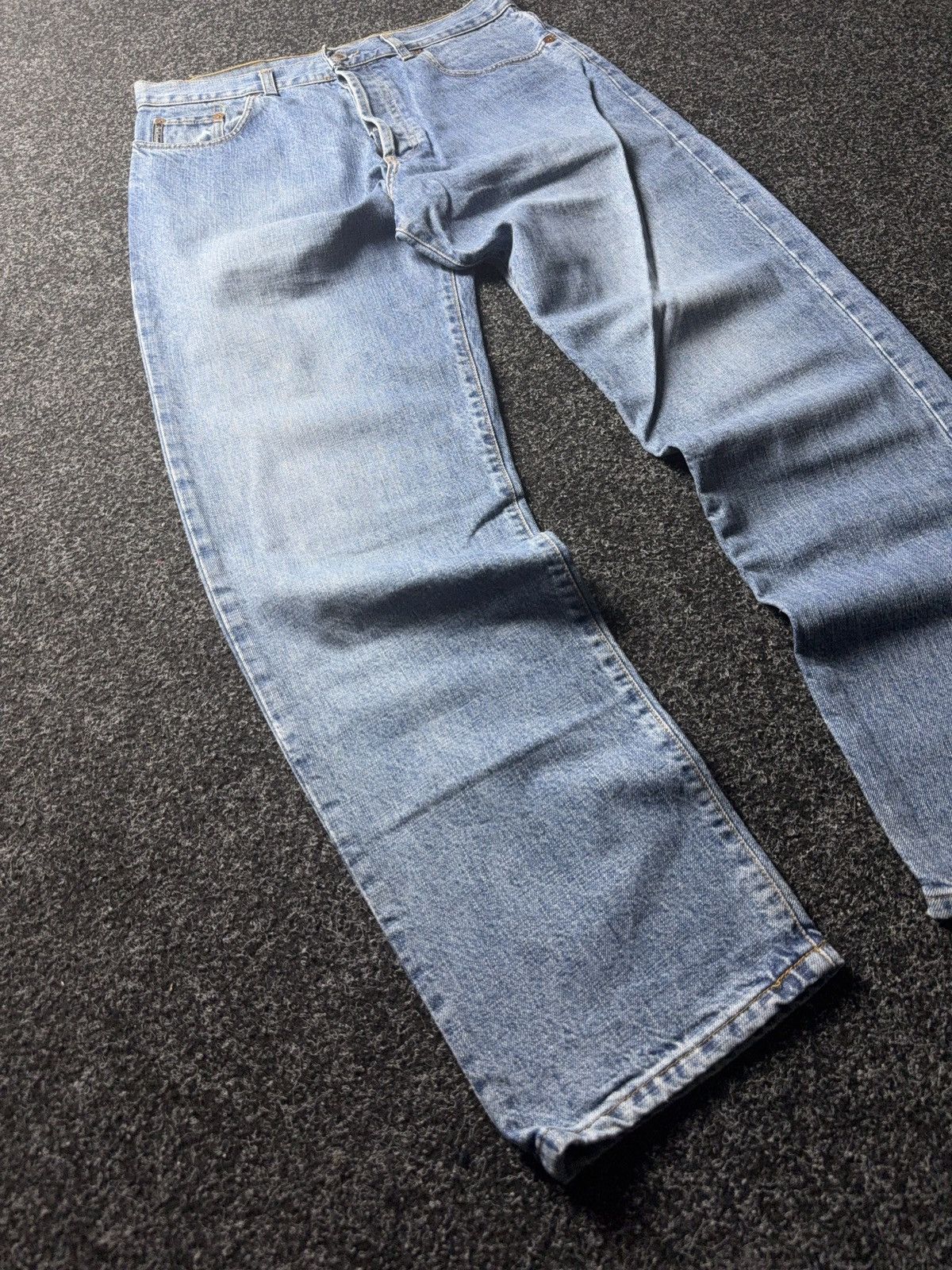 Peak Performance 90s Retro Peak Performance Italy Vintage Light Wash Jeans Size US 33 - 2 Thumbnail