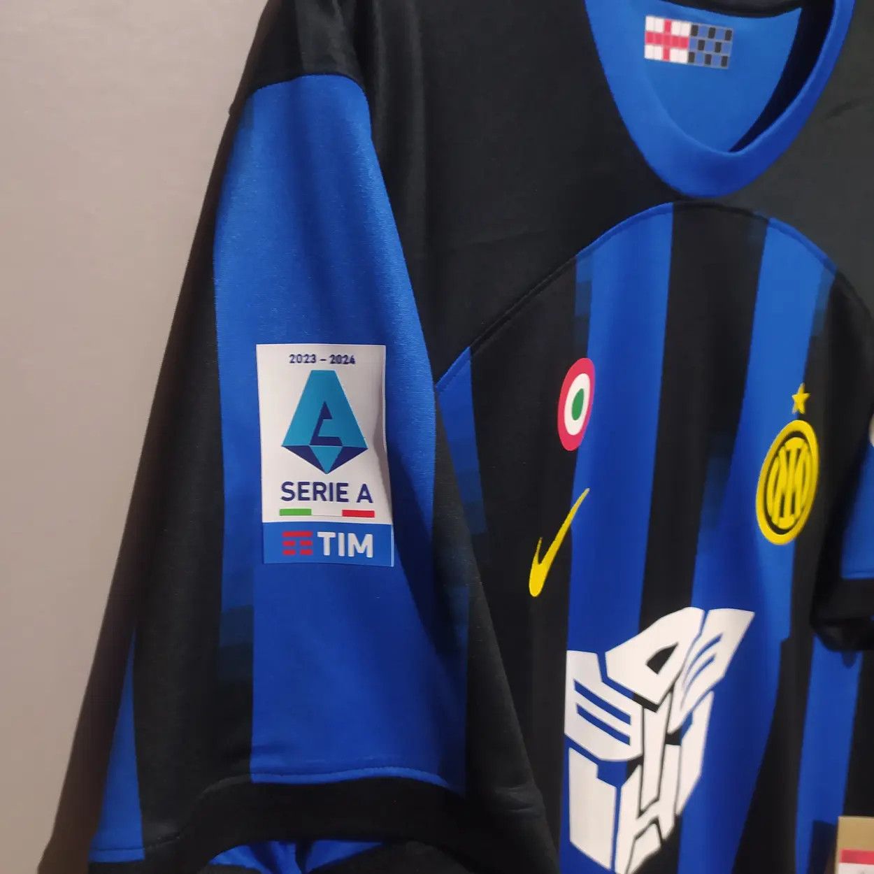 Nike Nike x Inter Milan x Transformers 23/24 Thuram #9 Home Shirt Size US XL / EU 56 / 4 - 12 Thumbnail