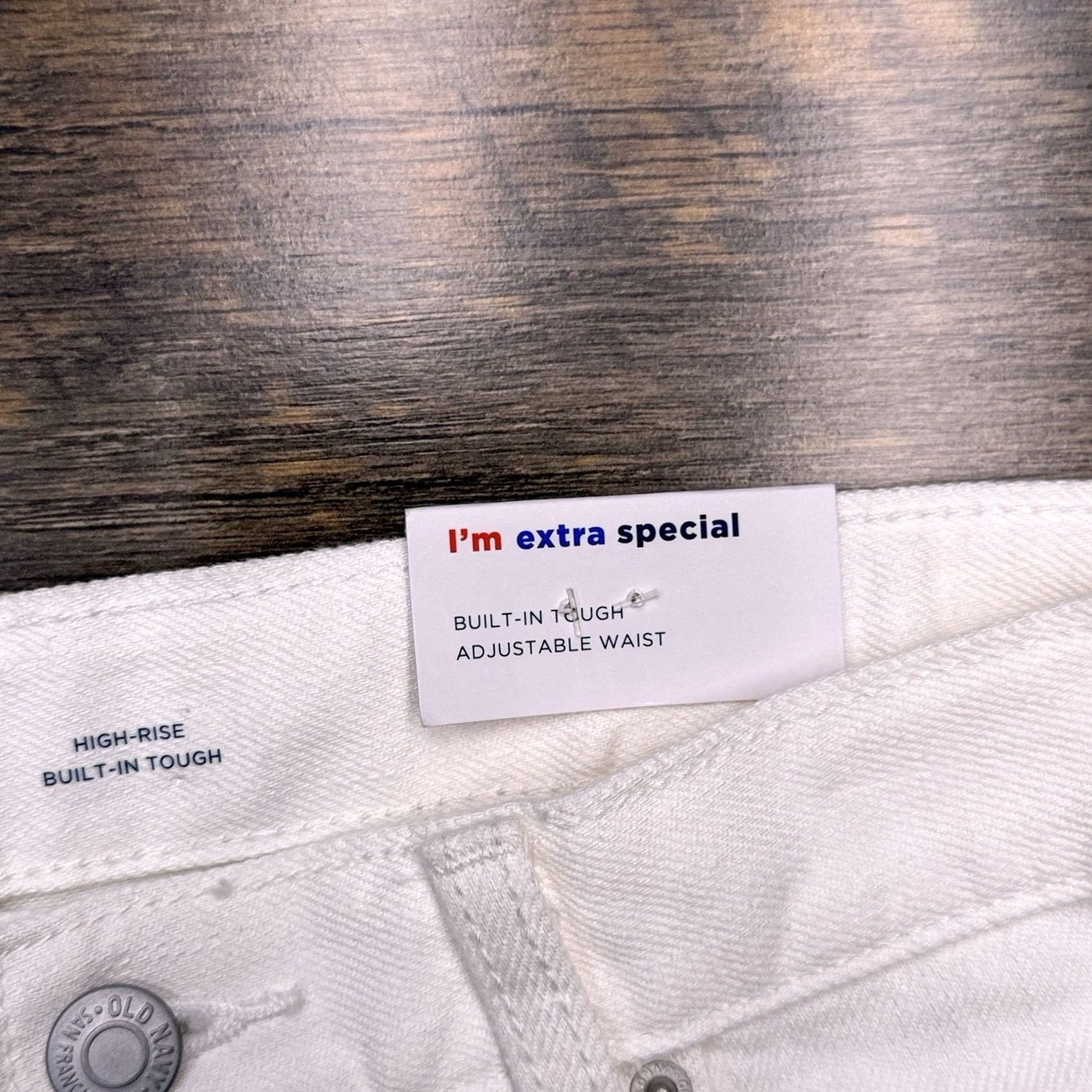 Old Navy Old Navy White Denim Short Shorts Womens 12 High Rise Cut-Off 5-Pocket Distressed Casual Summer 12 Womens Size 34" / US 12 / IT 48 - 5 Thumbnail