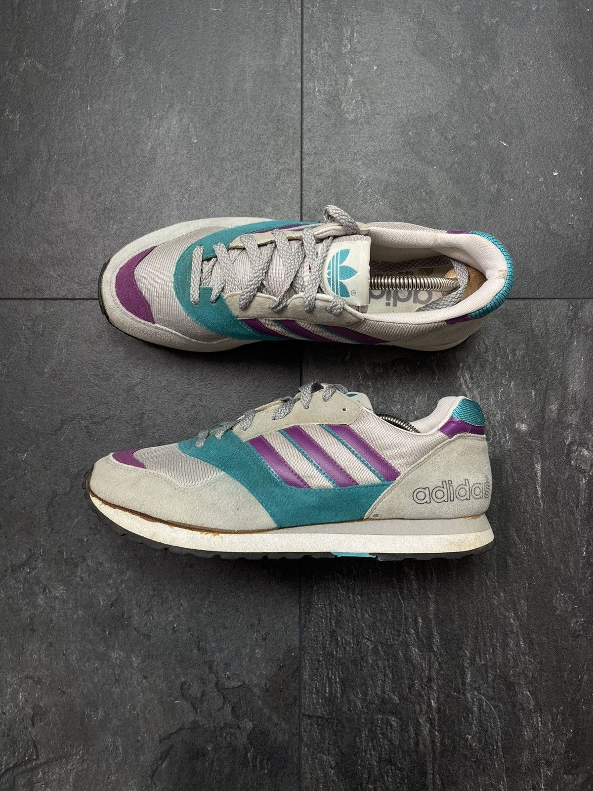 Adidas × Streetwear × Vintage Vintage 80’s Adidas Trainers Made in Philippines Size US 8 / EU 41 - 8 Thumbnail