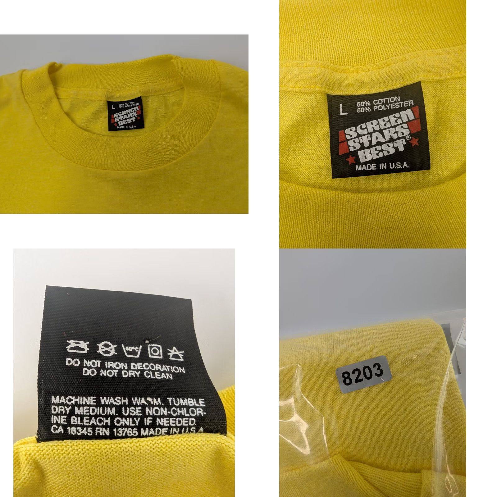 Vintage Vintage 80s Daffodil Days American Cancer Society Yellow T-Shirt Size Large Size US L / EU 52-54 / 3 - 8 Thumbnail