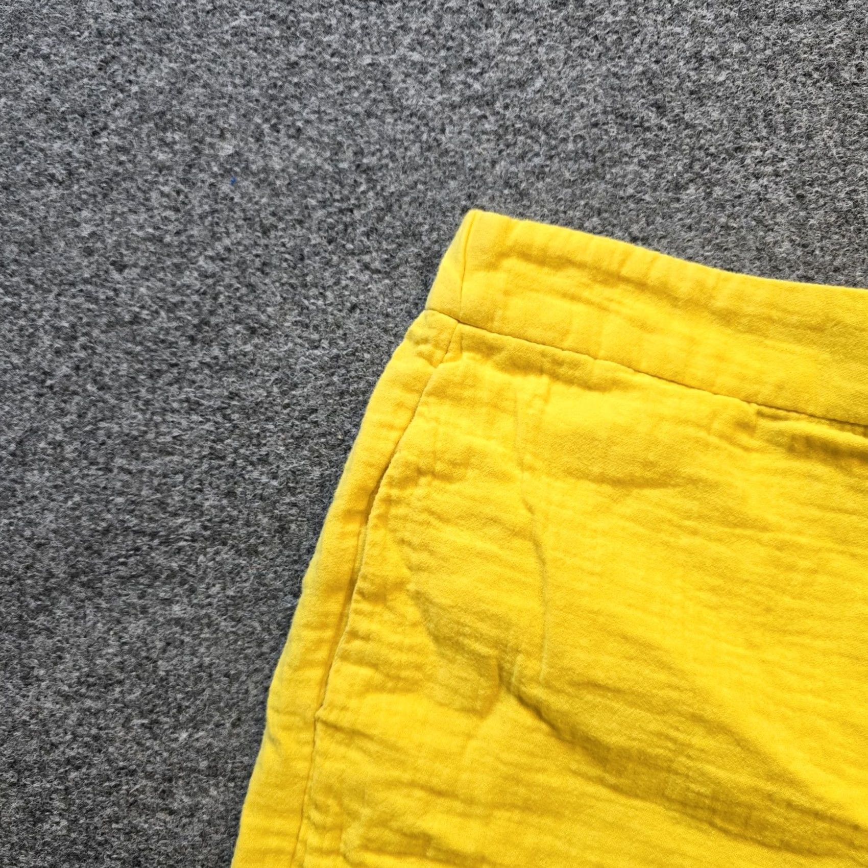 Boden Boden Pants Womens Size 4 Yellow Wide-Leg Cropped Gauze Textured Casual Capsule Pants Size 27" / US 4 / IT 40 - 3 Thumbnail