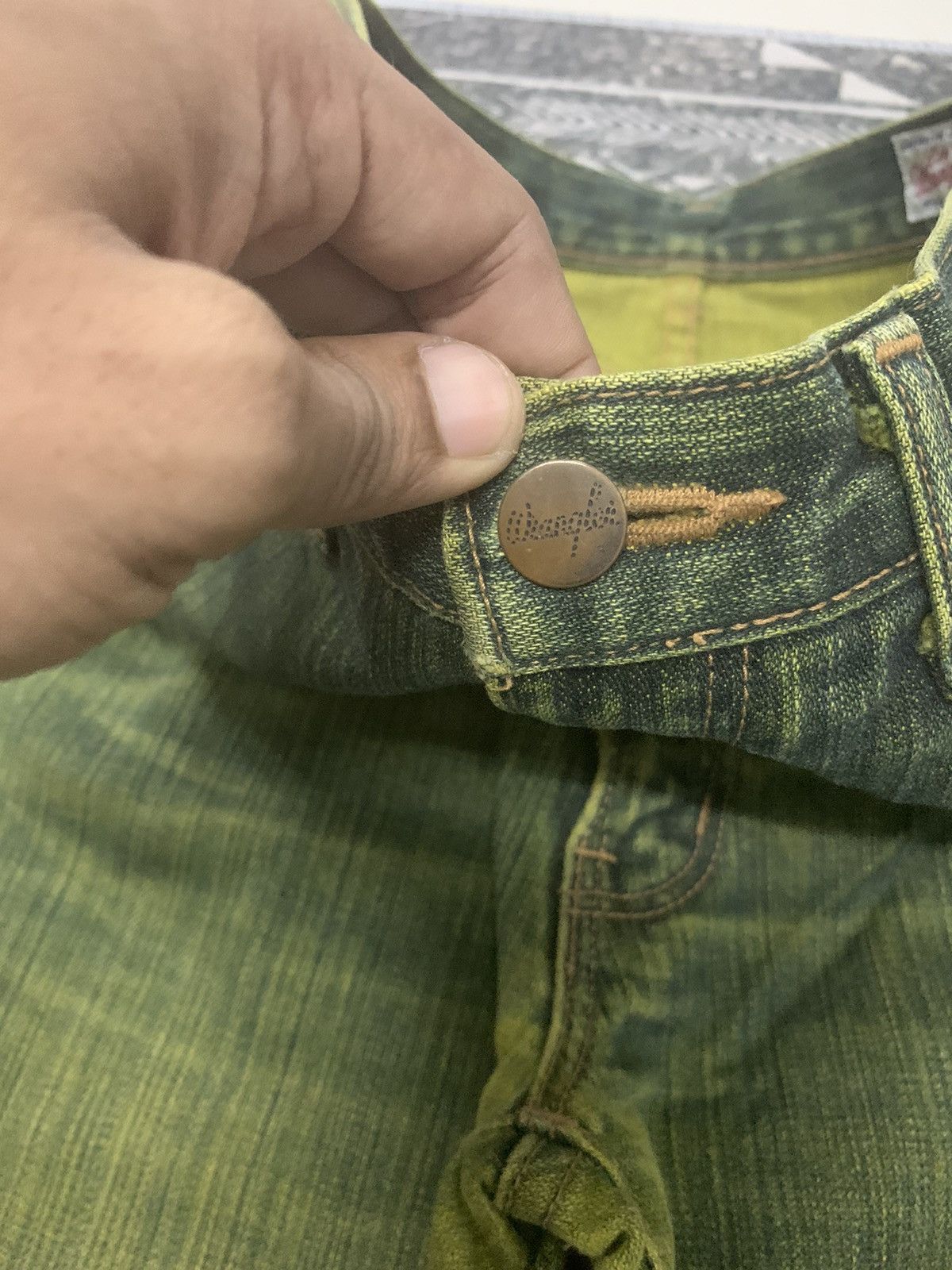 Wrangler 90s WRANGLER WESTERN FLARE PANT RARE COLOUR Size 27" / US 4 / IT 40 - 5 Thumbnail