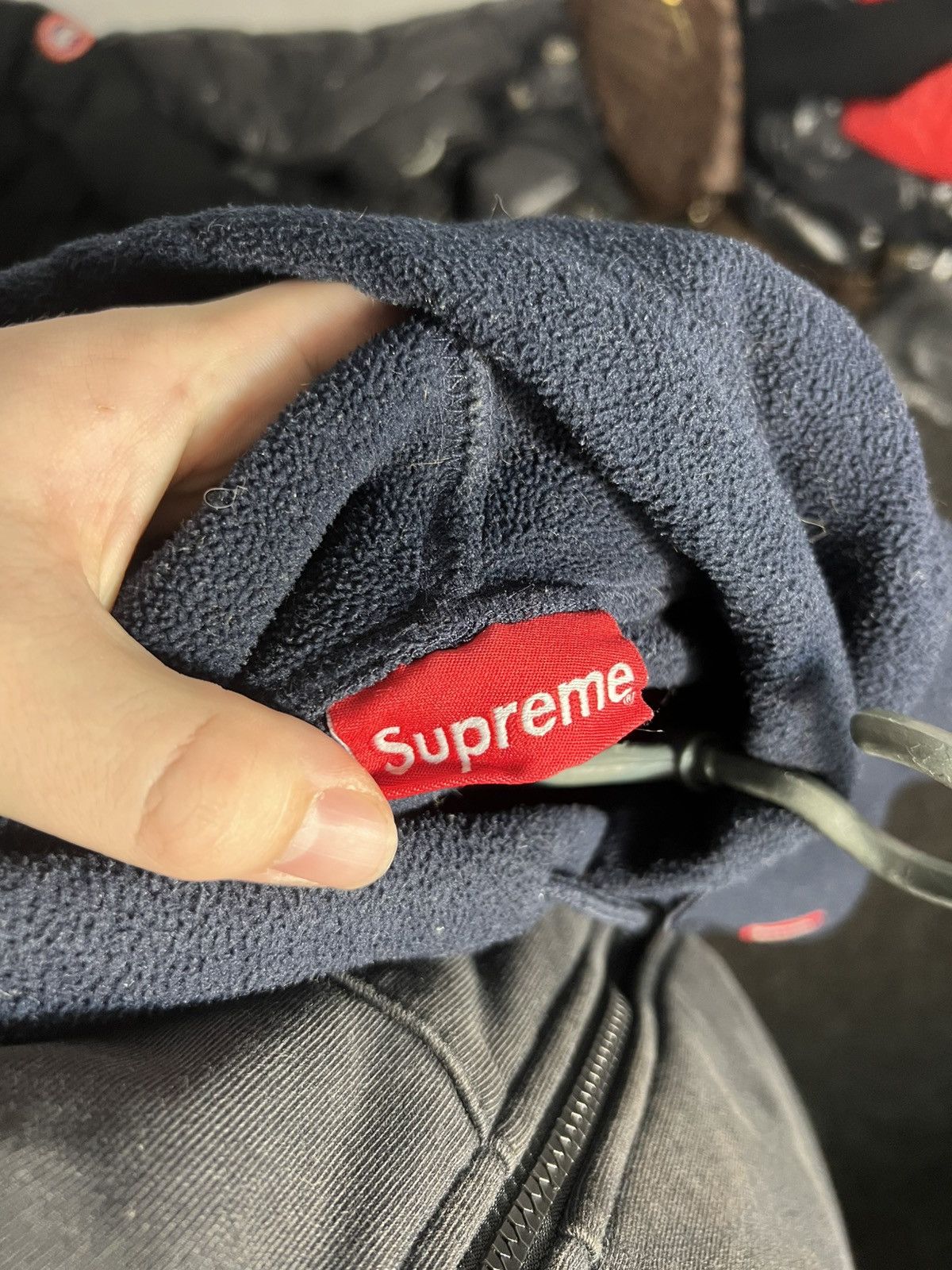 Supreme Supreme Polartec Hoodie Small Box Logo Mini FW18 M Size US M / EU 48-50 / 2 - 10 Thumbnail