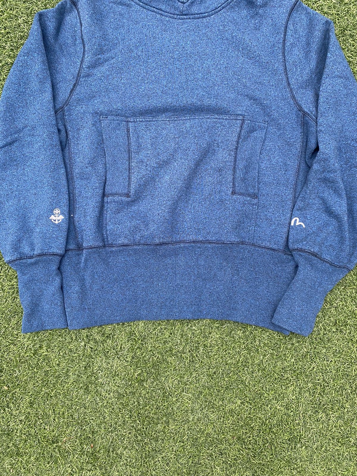 Evisu × Vintage VINTAGE EVISU YAMANE EMBROIDERY SMALL LOGO SWEATSHIRT HOODIE Size US L / EU 52-54 / 3 - 4 Thumbnail