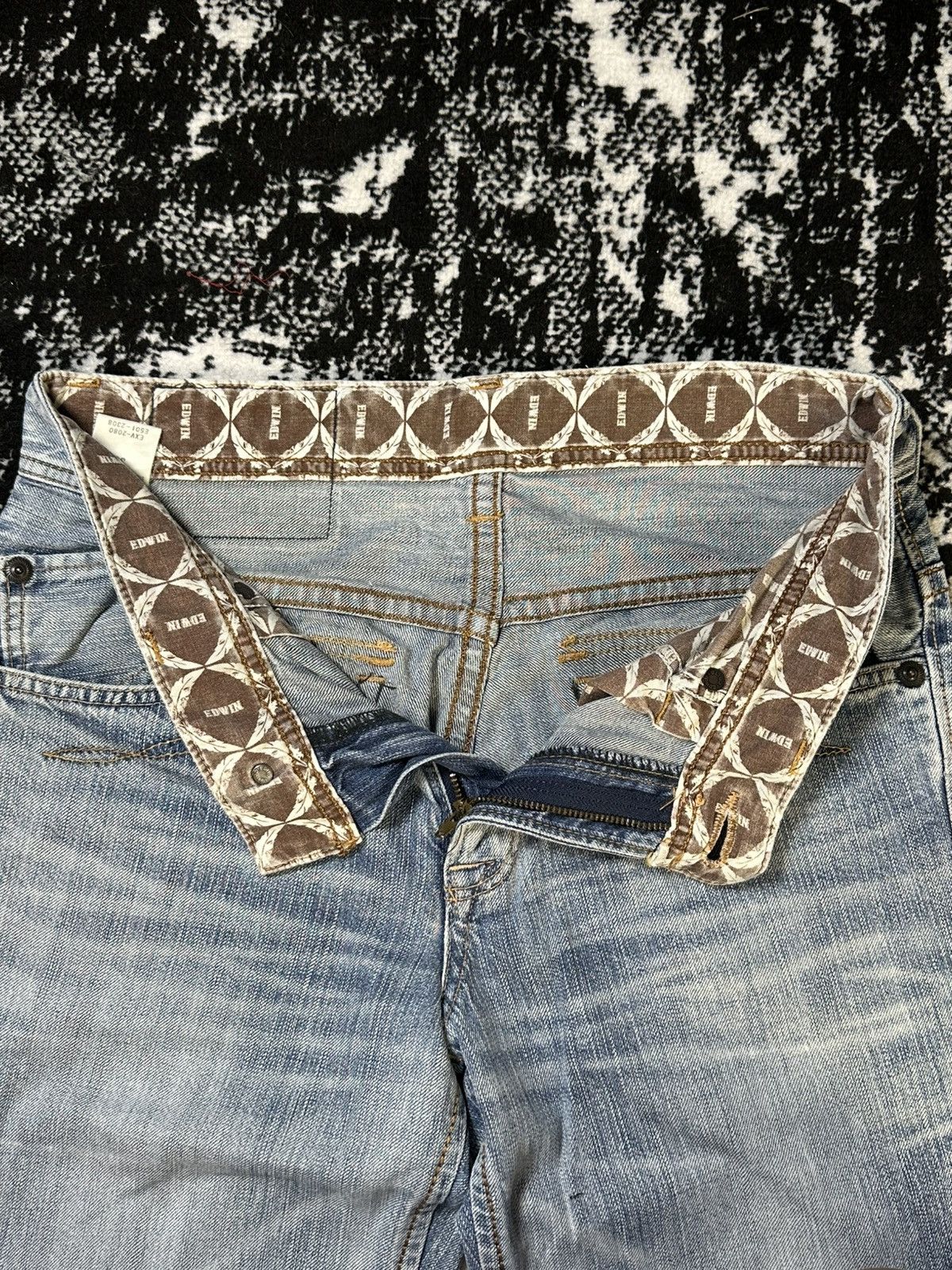 Kapital Flared Edwin Exclusive Vintage Mud Wash Jeans Size US 30 / EU 46 - 8 Thumbnail