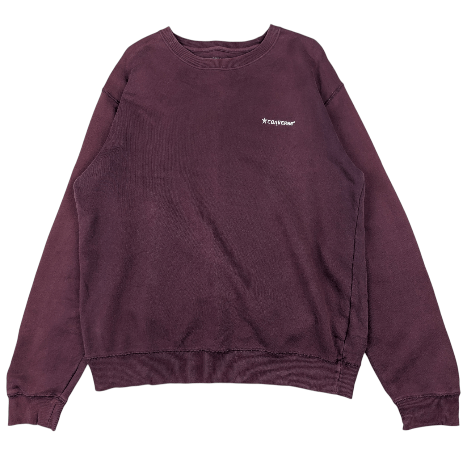 Converse Vintage 2000's CONVERSE Plain Jumper Sweatshirt Size US XL / EU 56 / 4 - 4 Thumbnail
