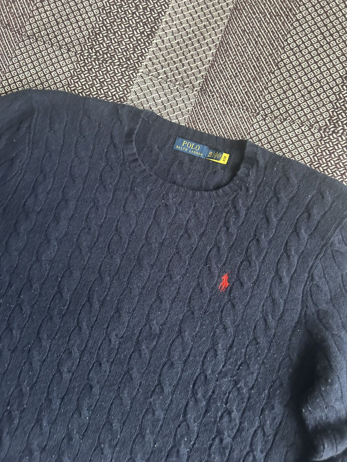 Polo Ralph Lauren Polo Ralph Lauren Cable Knitted Sweater Streetwear Style XXL Size US XXL / EU 58 / 5 - 3 Thumbnail