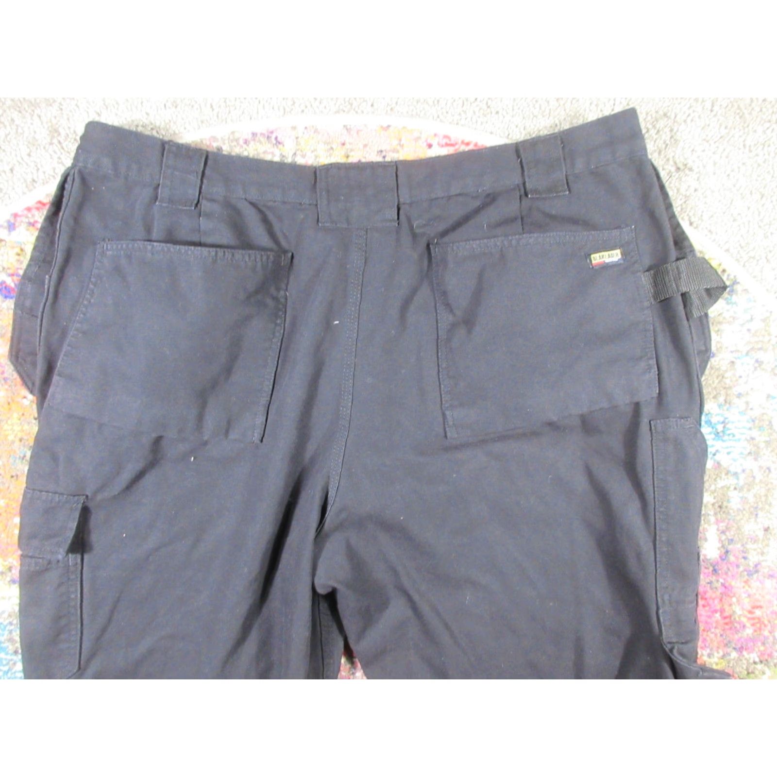 Vintage Blaklader Workwear Double Knee Carpeter Multi Pocket Pants Men 40x32 (TAG 42X32) Size US 40 / EU 56 - 5 Thumbnail