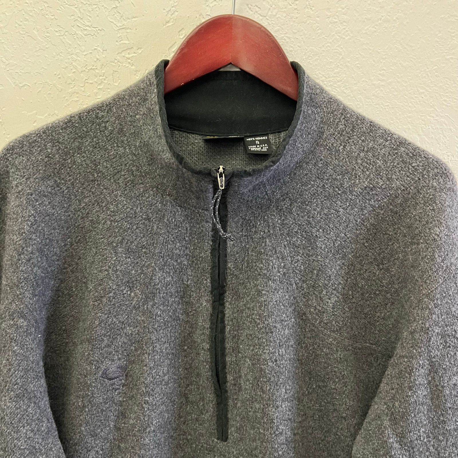 Mountain Hardwear Vintage 90s Mountain Hardwear Wool Blend Quarter Sweater XL Size US XL / EU 56 / 4 - 2 Thumbnail