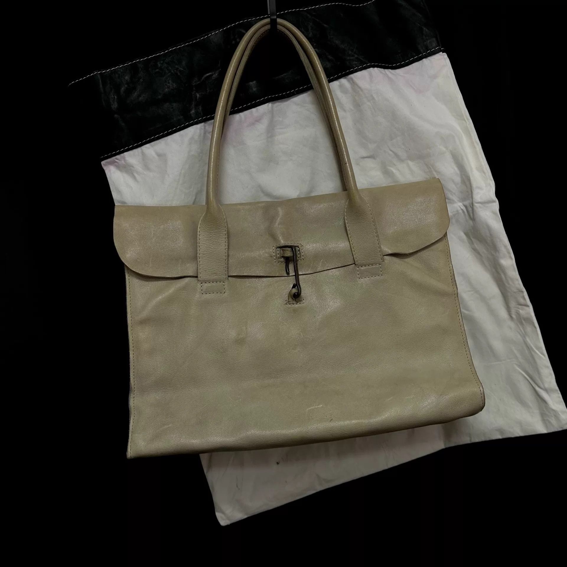 Tagliovivo tagliovivo vintage camel leather doctor bag 1-of-a-kind Size ONE SIZE - 7 Thumbnail