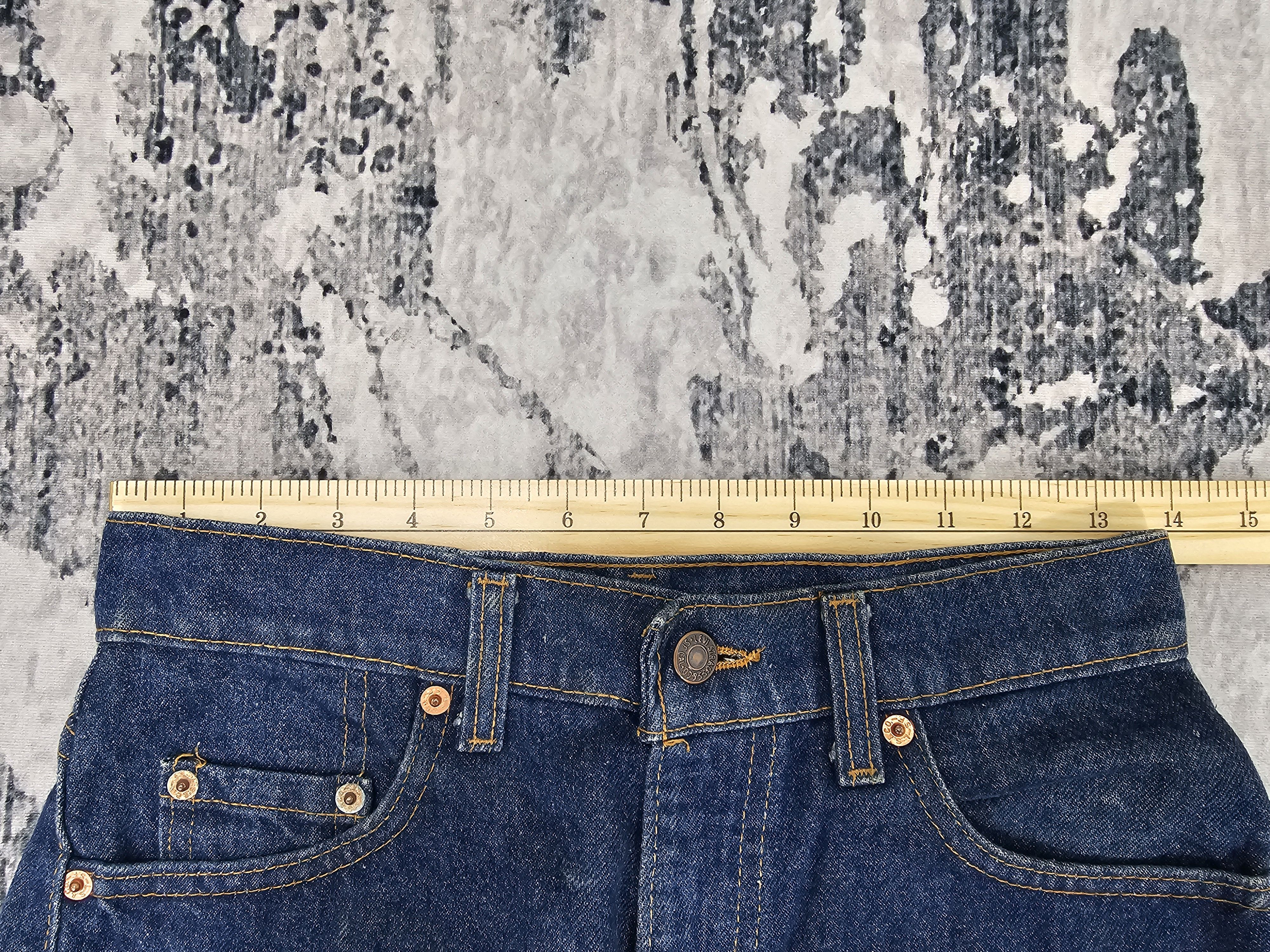 Levi's Vintage Clothing Vtg LEVIS 610 Bleached High Rise Jeans Made In USA L0555 Size 27" / US 4 / IT 40 - 15 Thumbnail