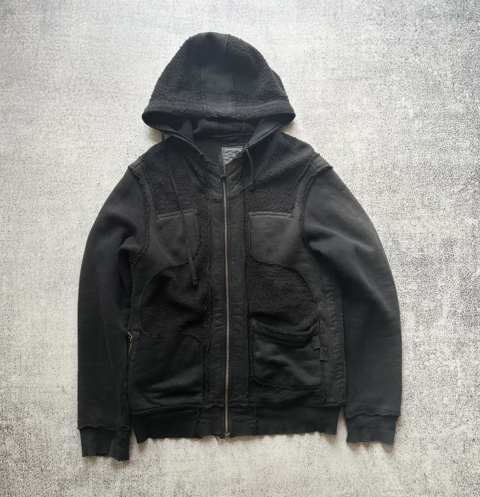 Marithe Francois Girbaud Reconstructed Reverse Hoodie | Grailed