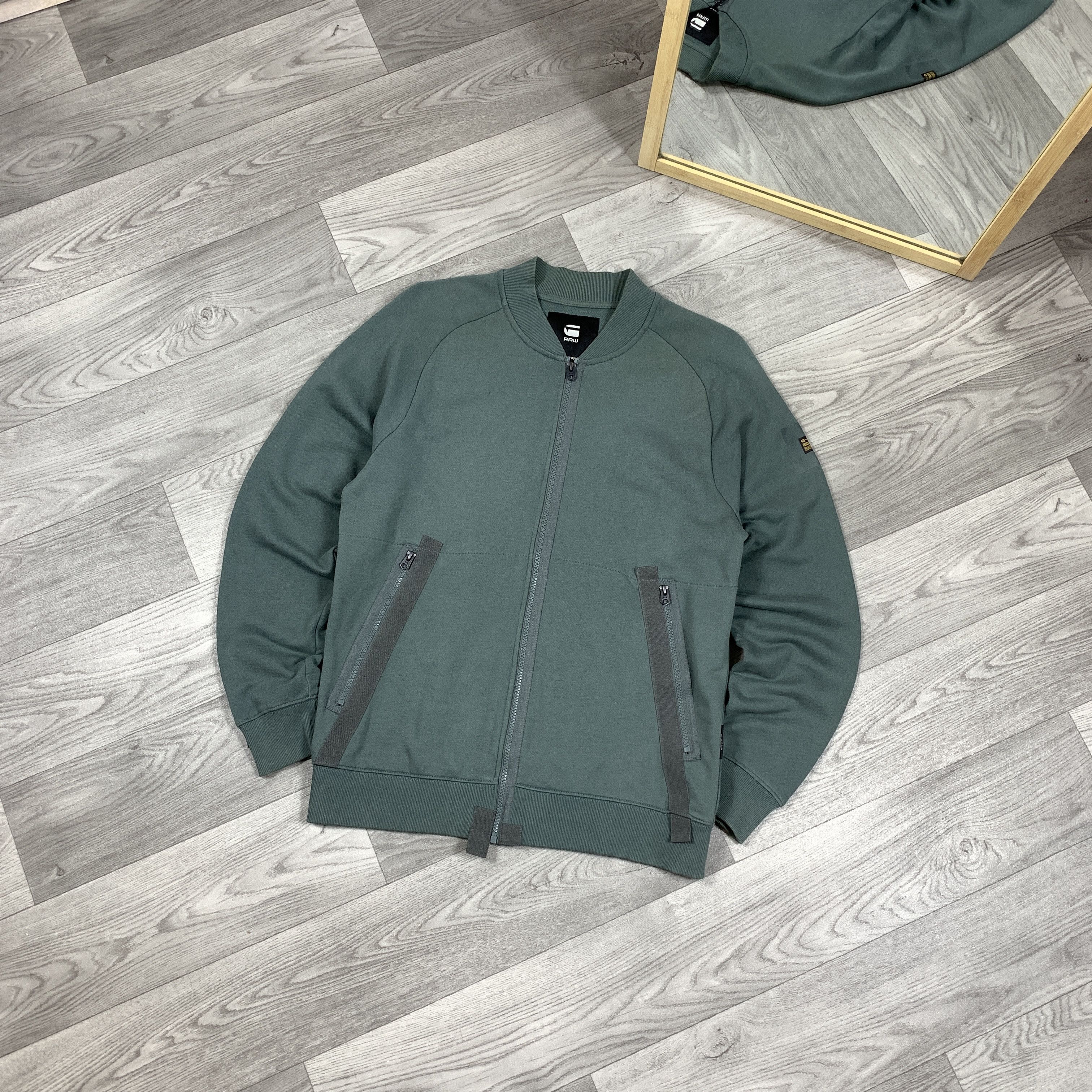 G-Star G-Star Raw Graphic Green Sweat Bomber Jacket L Size US L / EU 52-54 / 3 - 1 Thumbnail