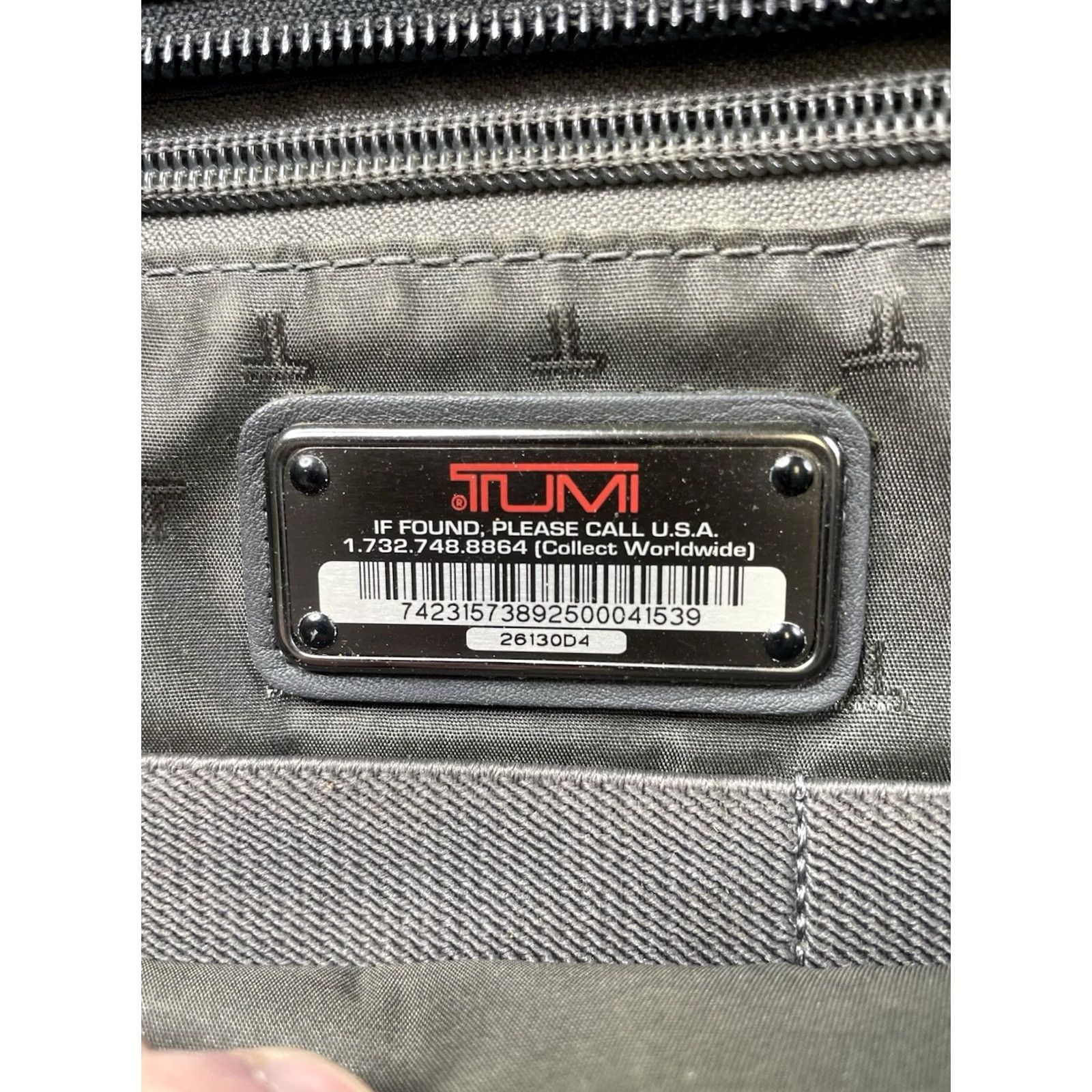 Tumi TUMI 26130D4 ESSENTIAL BRIEF FXT Ballistic Nylon Laptop Briefcase Black Messenger Bag Size US 31 - 2 Thumbnail