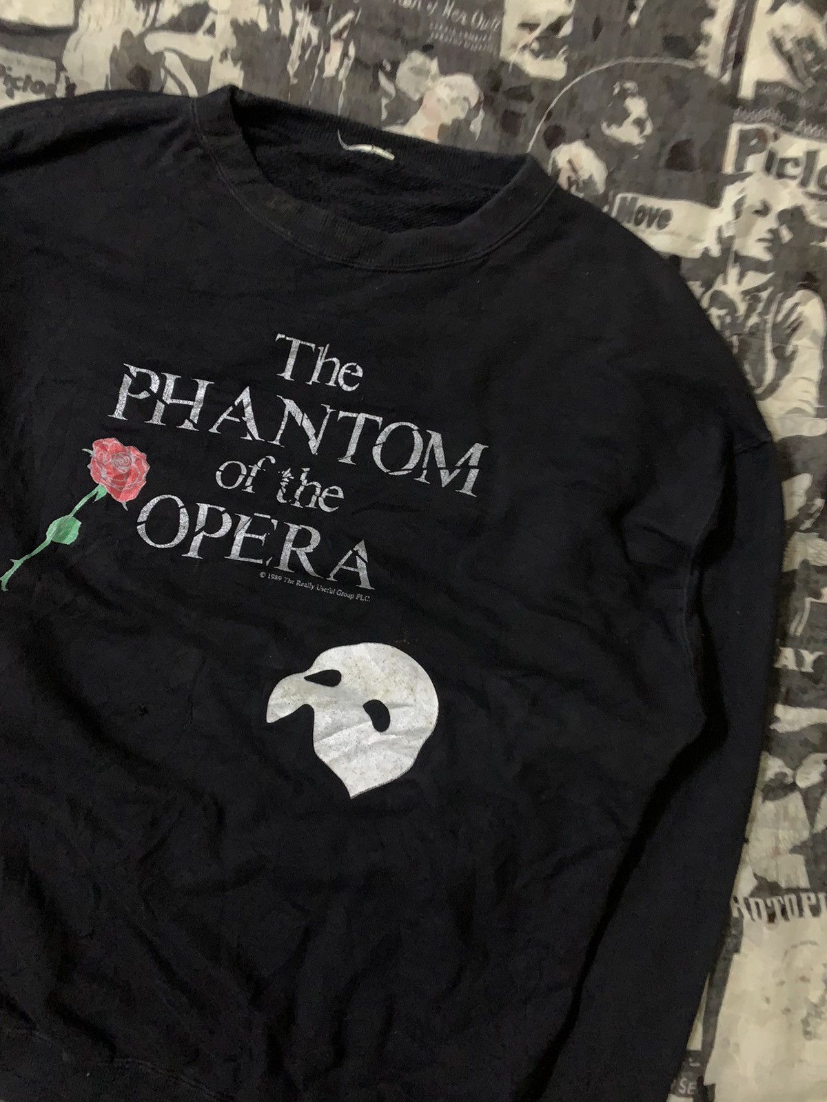 Japanese Brand 💥Vintage 90s The Phantom of the Opera Sweatshirt Size US L / EU 52-54 / 3 - 2 Thumbnail