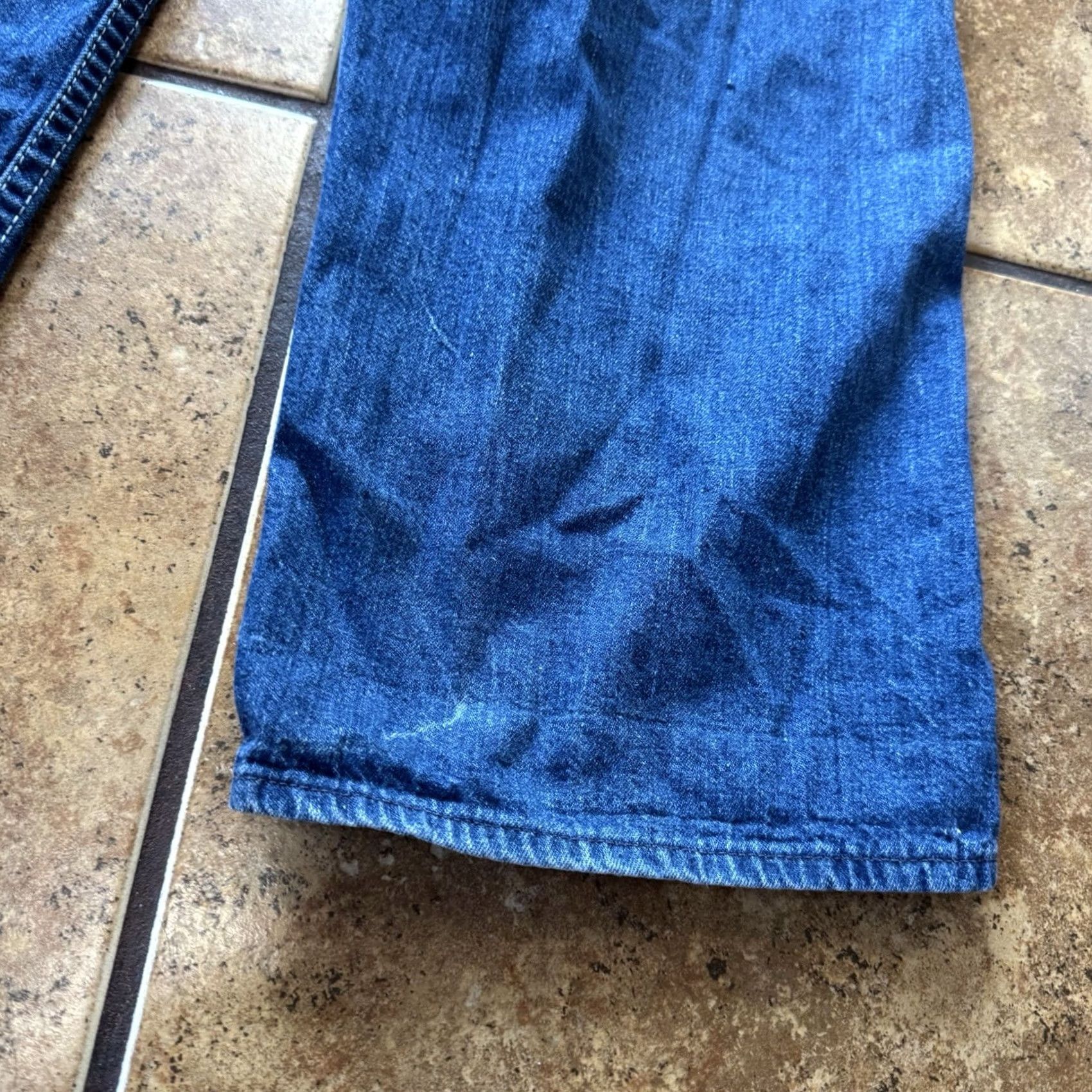 Sears VINTAGE Sears Work Leisure Denim Bib Overalls Mens 28 x 29 Jeans Blue USA Workwear Size US 28 / EU 44 - 6 Thumbnail