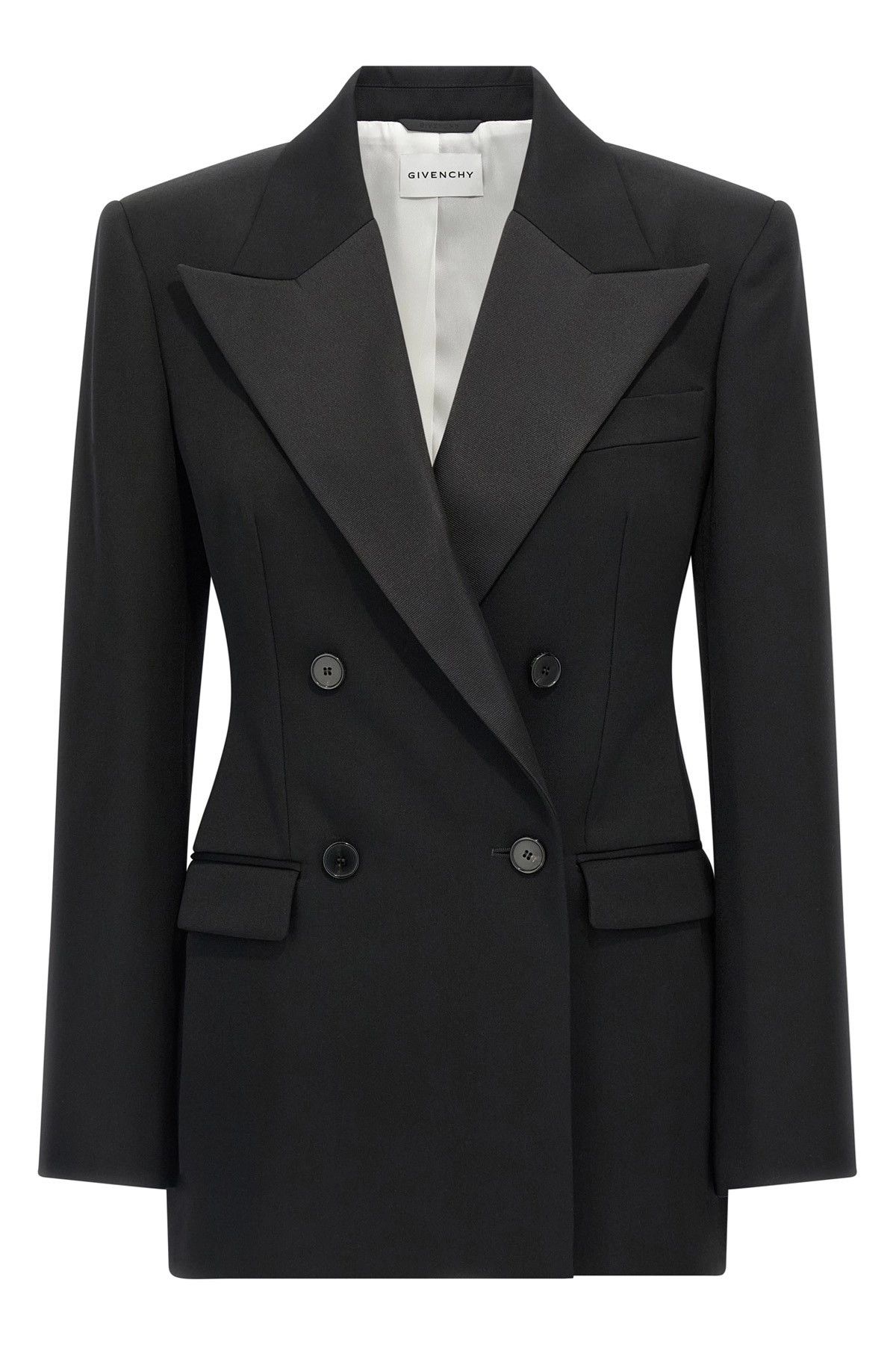 Givenchy Satin lapel blazer Size M / US 6-8 / IT 42-44 - 1 Thumbnail