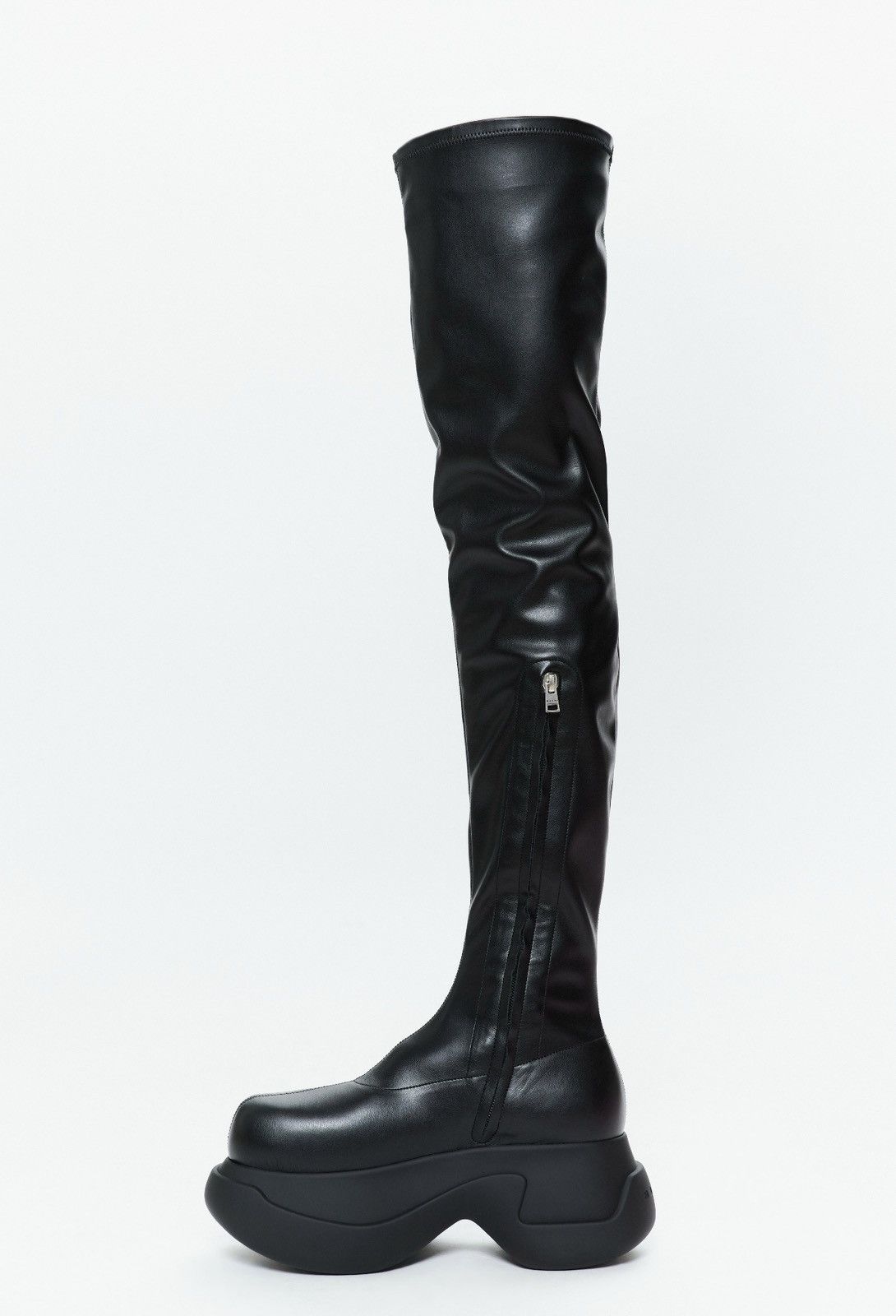 Marni Last Size Marni Black Chunky Stretch Boots Size US 11 / IT 41 - 3 Thumbnail