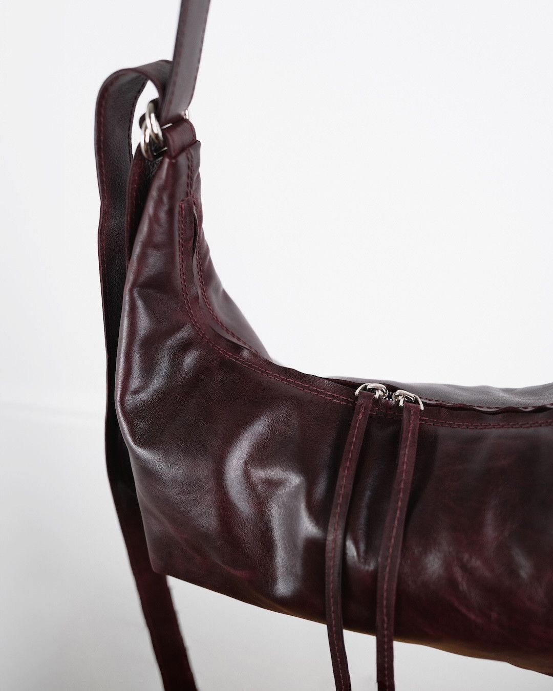 Other NKTRMNV BURGUNDY ARIA MINI CALF SKIN BAG Size ONE SIZE - 8 Thumbnail