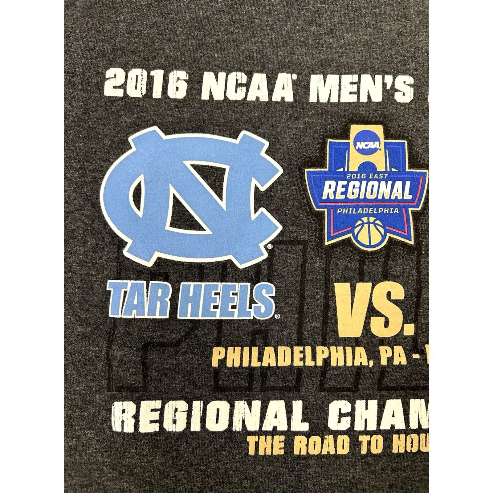 Champion Champion 2016 NCAA Men's Basketball Regional Championship Tee Notre Dame Vs UNC XL Gray Size US XL / EU 56 / 4 - 3 Thumbnail
