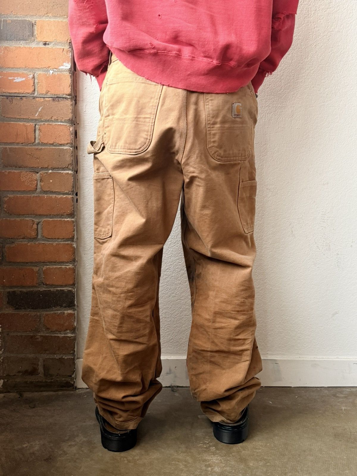 Carhartt Carhartt Thrashed And Distressed Double Knees Size US 34 / EU 50 - 2 Thumbnail