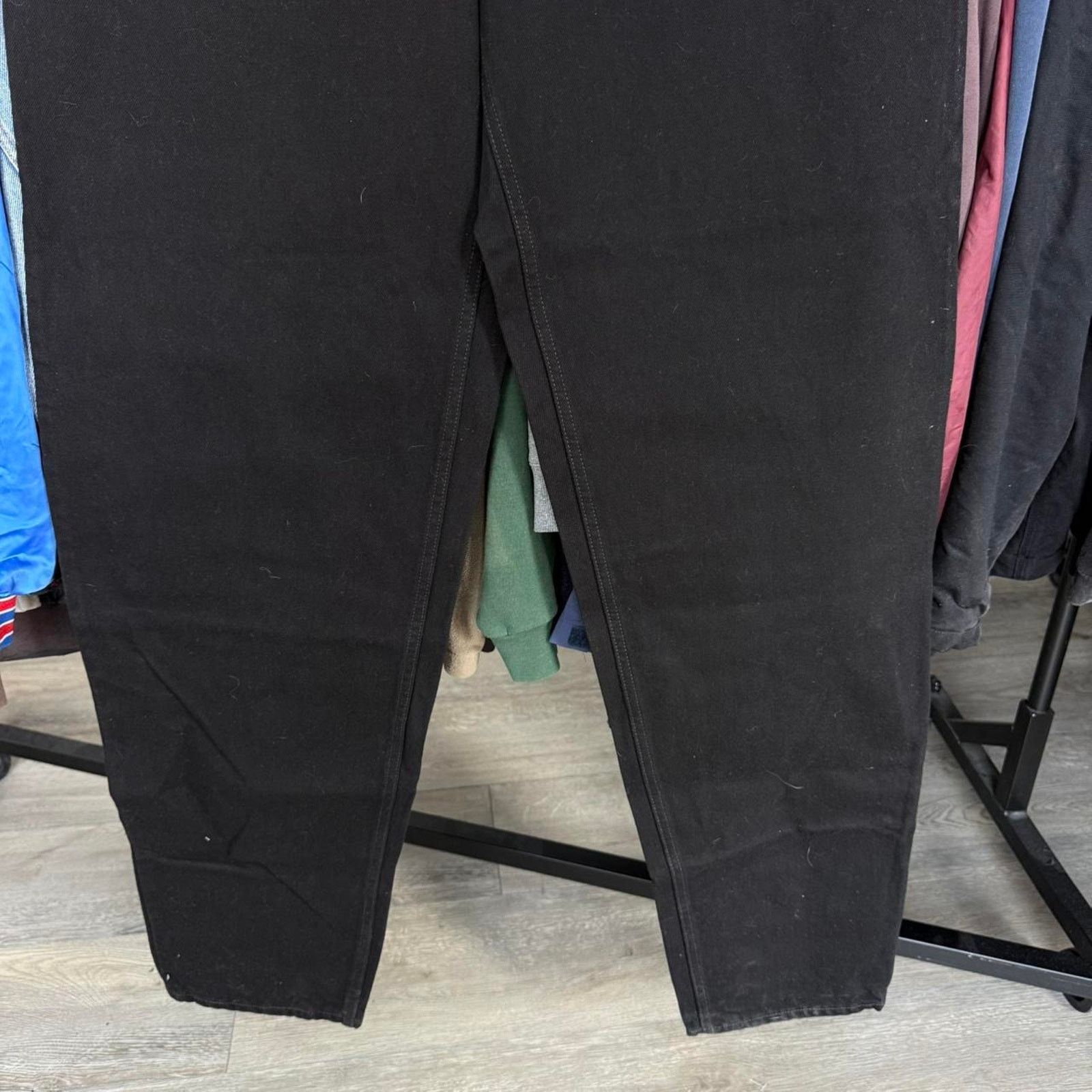 Levi's Vintage 1998 Levi's 560 NEW With Tags Black Denim Jeans Size US 42 / EU 58 - 6 Thumbnail