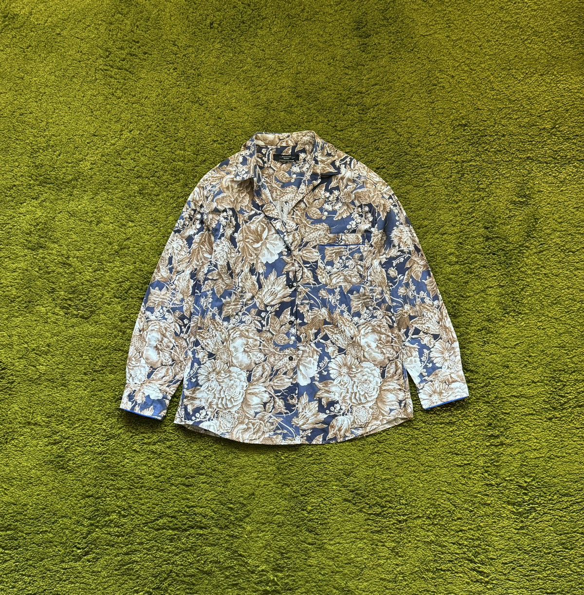 Designer × Max Mara × Weekend Max Mara Max Mara Weekend floral pattern poplin blouse shirt Size M / US 6-8 / IT 42-44 - 1 Thumbnail