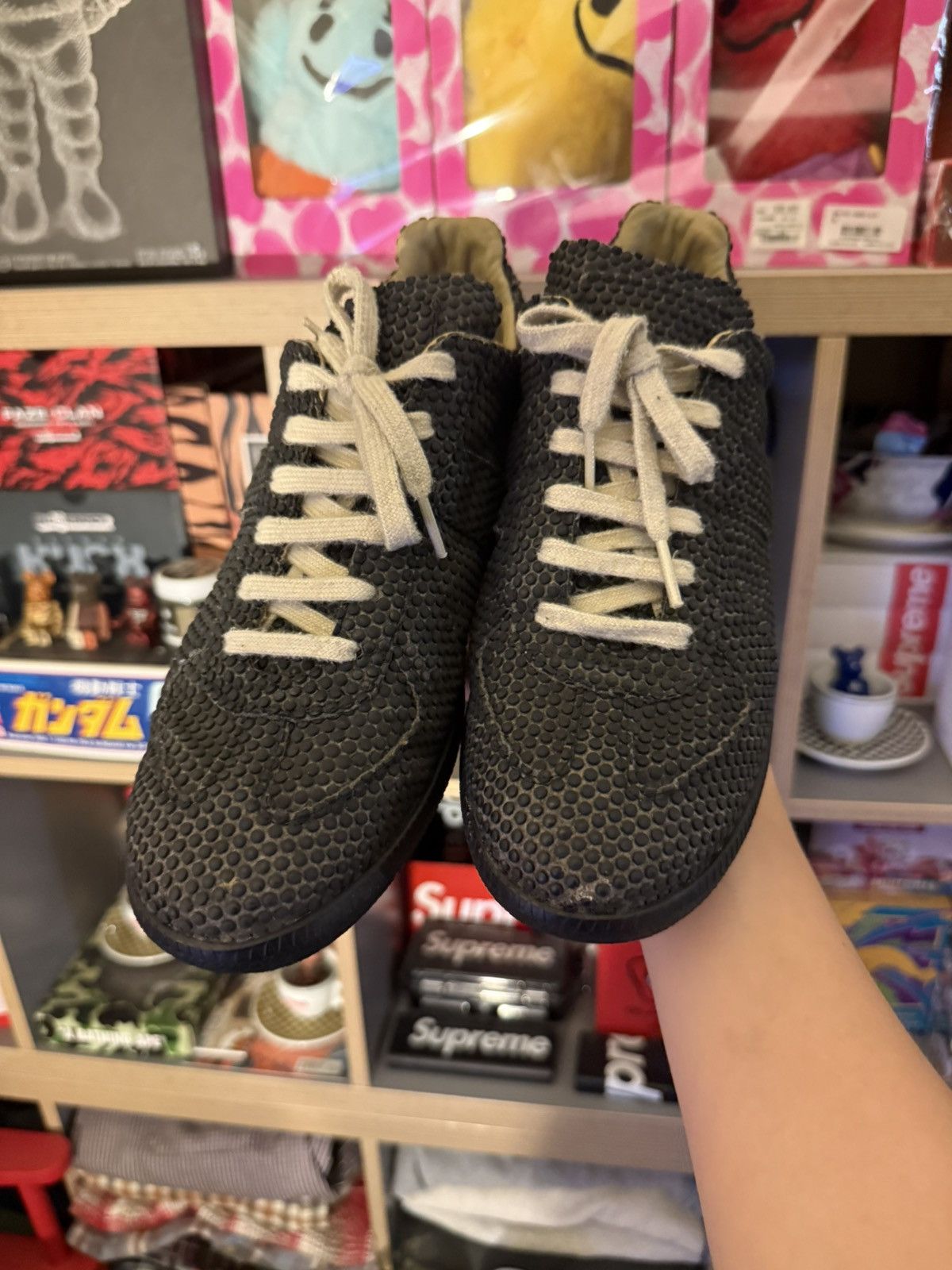 Maison Margiela Maison Margiela GAT Polka Dot Black Python Sneaker Size US 8 / EU 41 - 2 Thumbnail