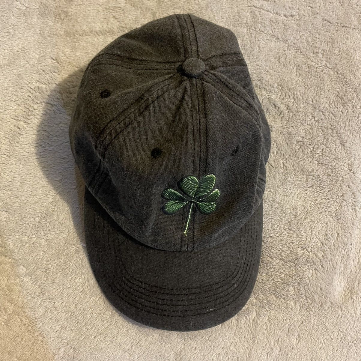Other Streetwear Hat Adult One Size Gray Strapback Baseball Cap Size ONE SIZE - 6 Thumbnail
