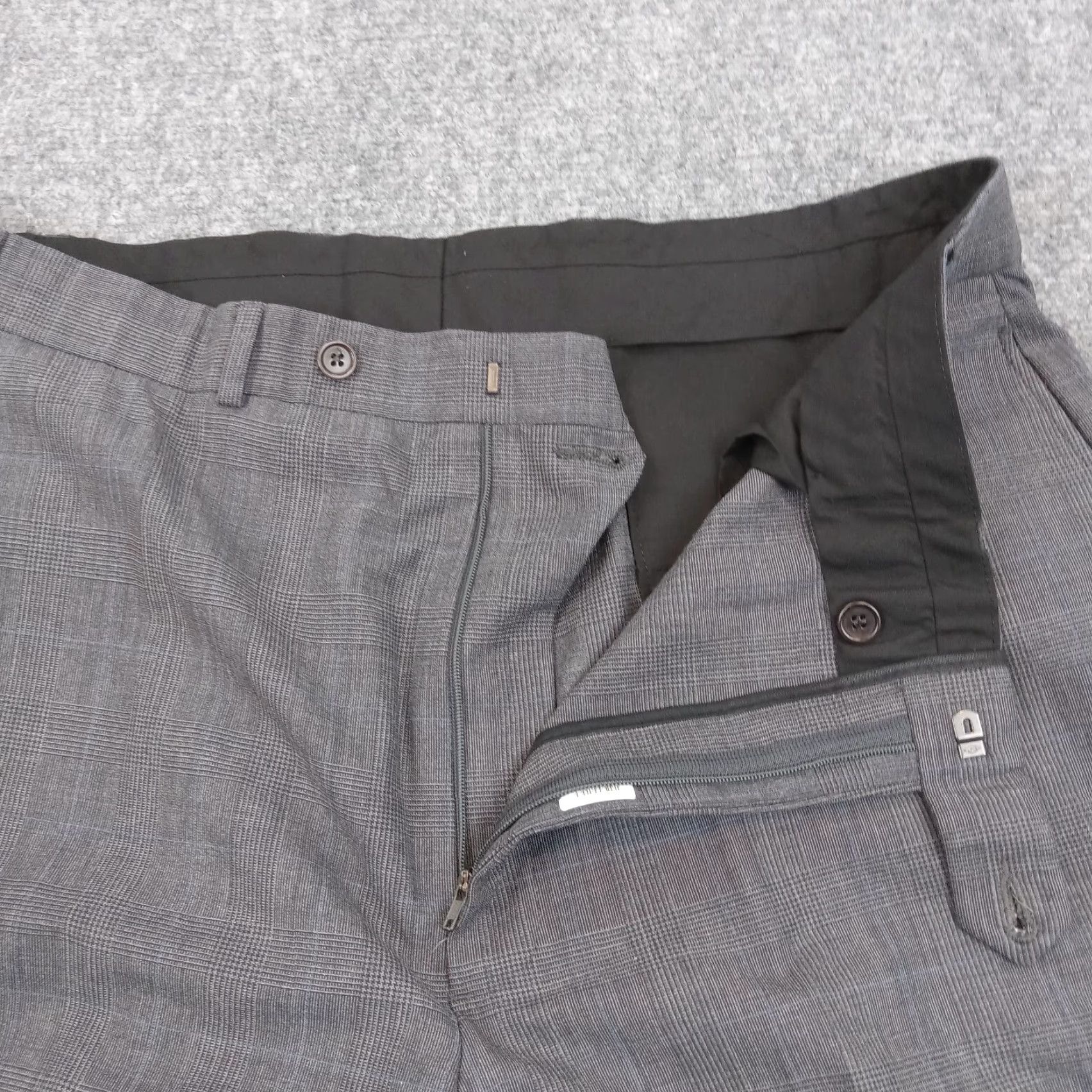 Brooks Brothers Brooks Brothers Mens Pants Gray Dress Extra Large XL Stretch Straight Leg Size US 37 - 6 Thumbnail