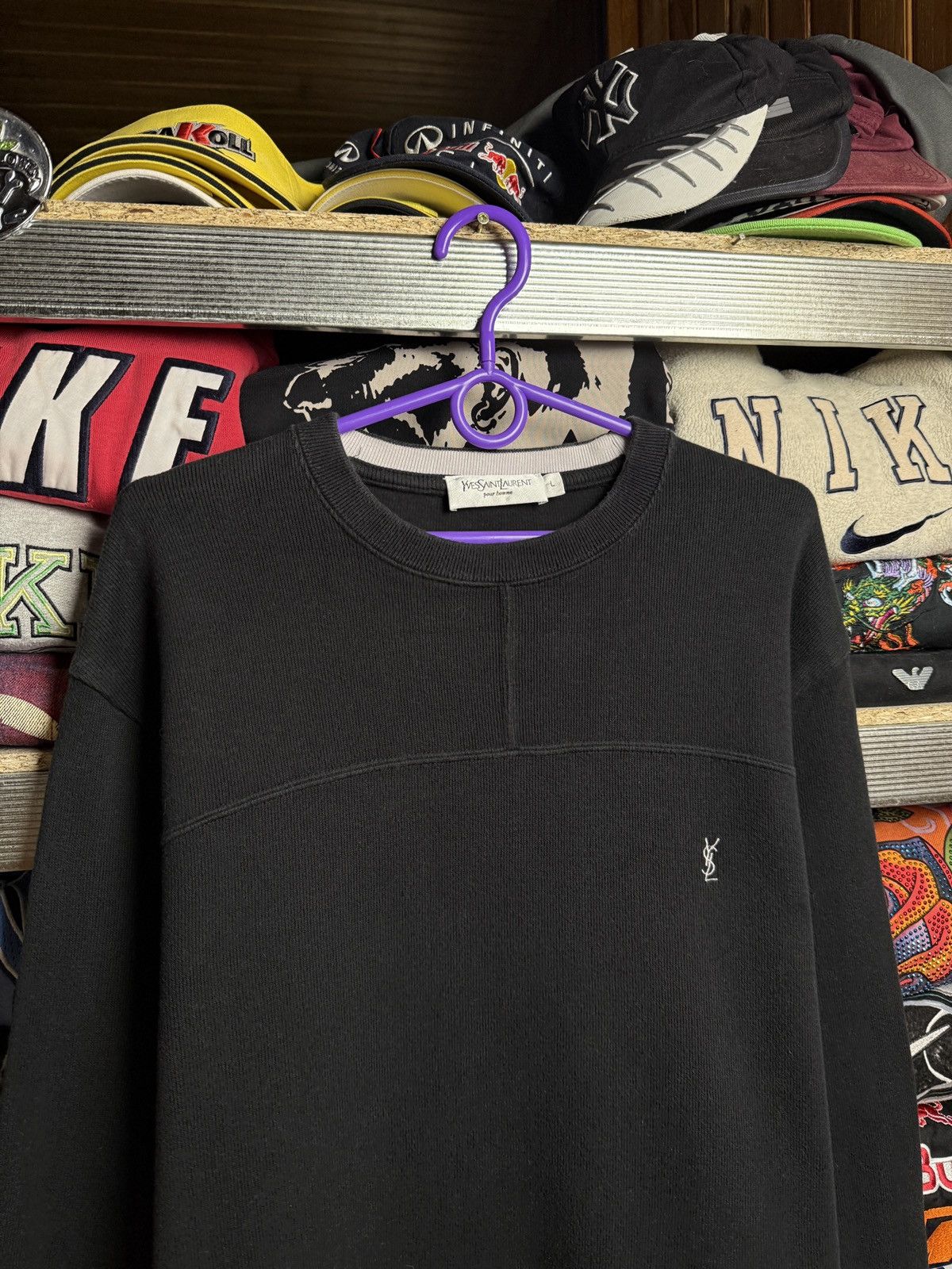 Vintage YSL Sweater Knit Size US L / EU 52-54 / 3 - 2 Thumbnail