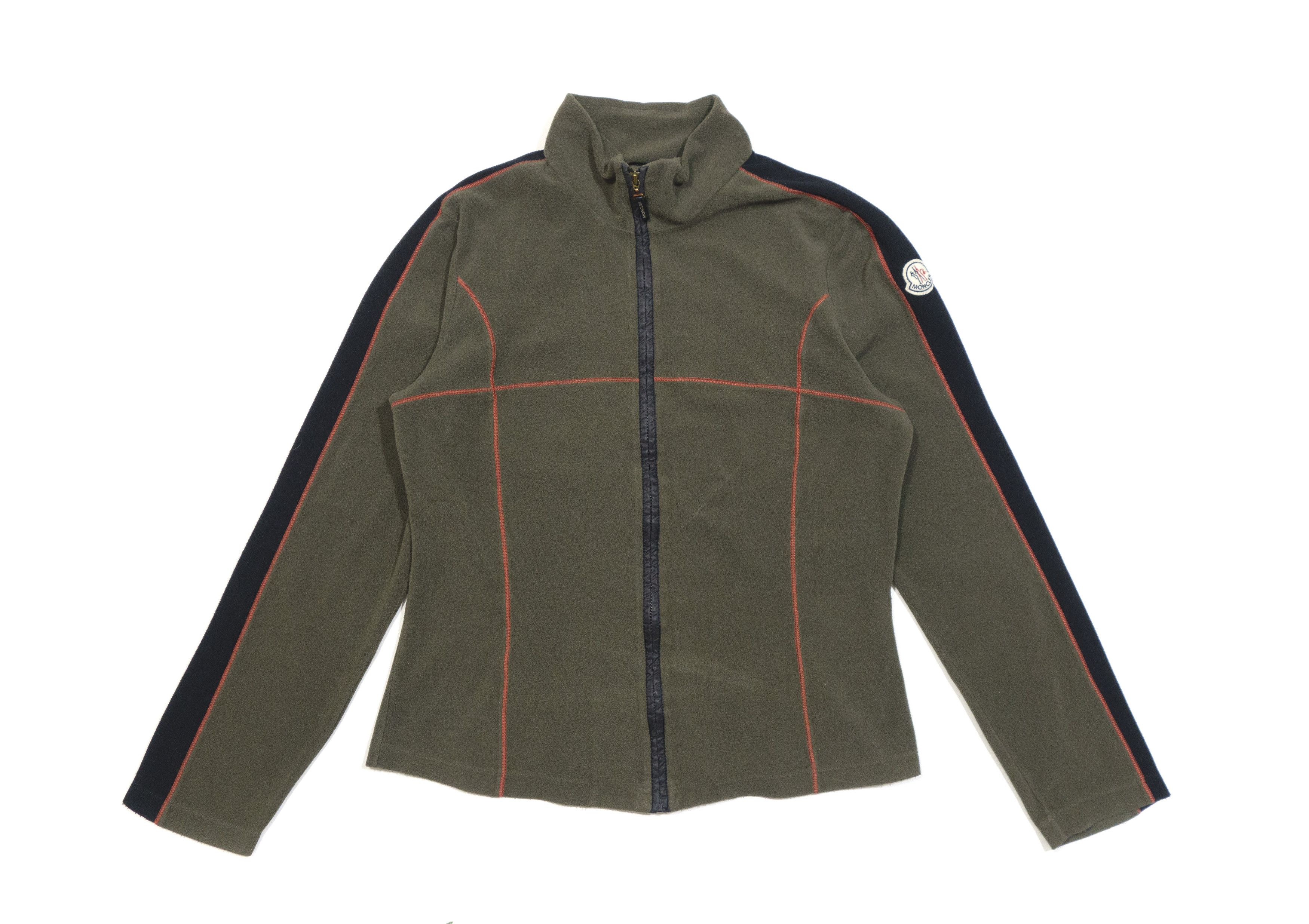 Moncler 90S Logo Light Ski Fleece Vintage Size L / US 10 / IT 46 - 1 Thumbnail