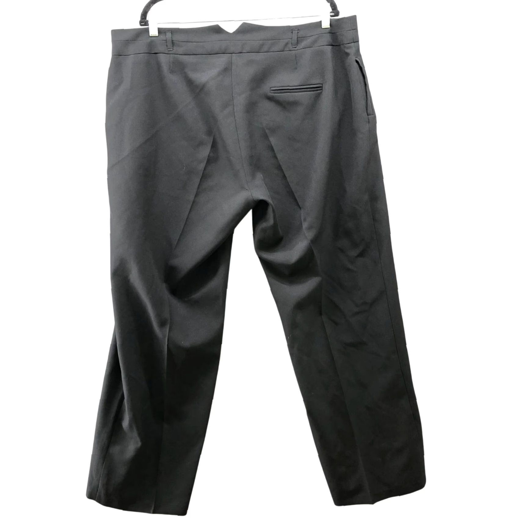 Asos ASOS Curve Tapered Dress Pants Womens 18 Black Ankle Rise 11" Size 40" / US 18 - 2 Thumbnail
