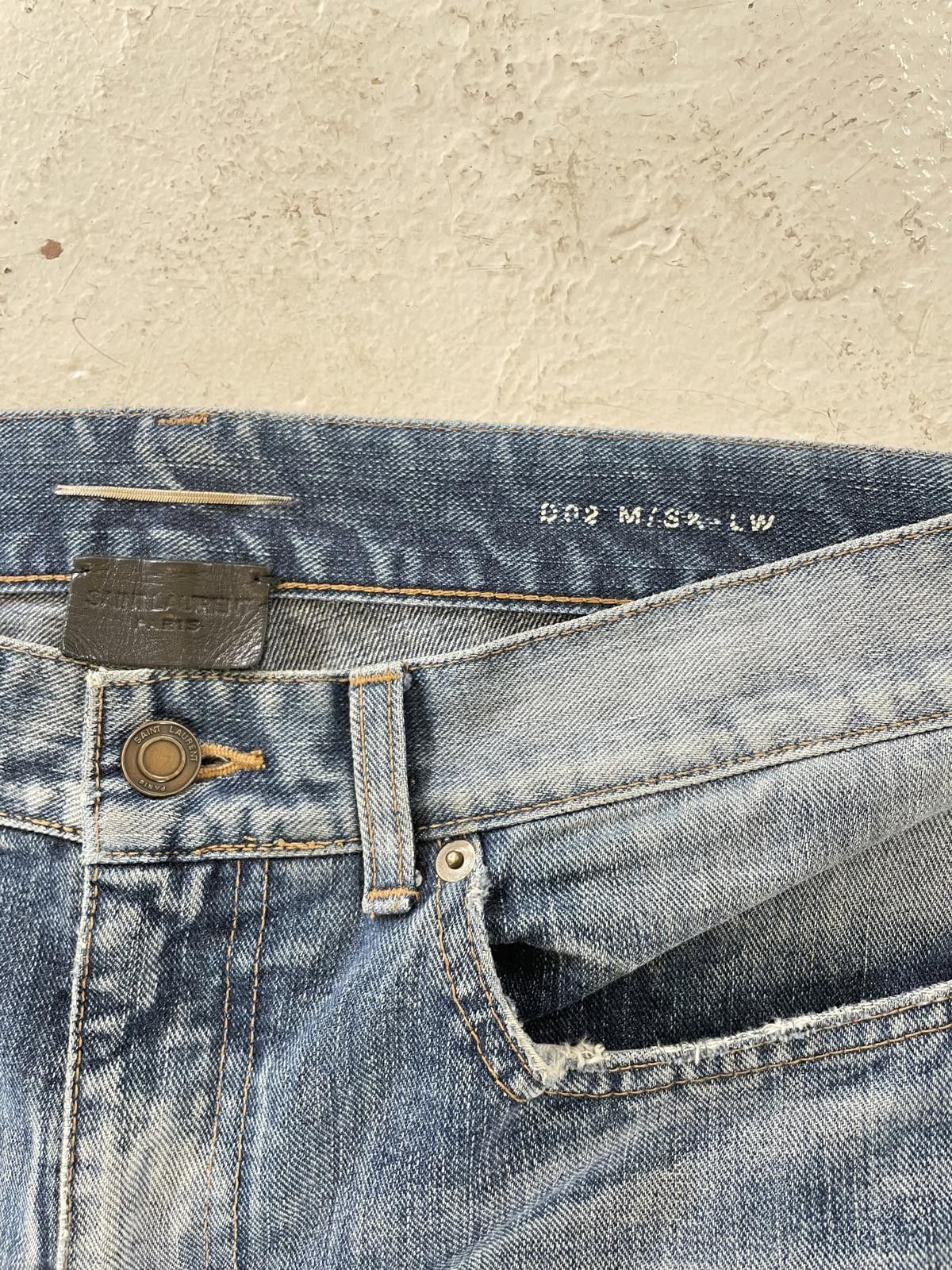 Saint Laurent Paris Saint laurent 2017 D02 Beach Wash Denim Size US 32 / EU 48 - 3 Thumbnail