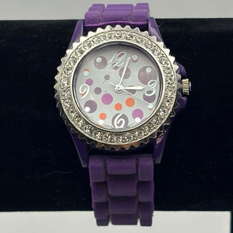 Other Purple Crystal Dot Watch Size ONE SIZE - 1 Thumbnail