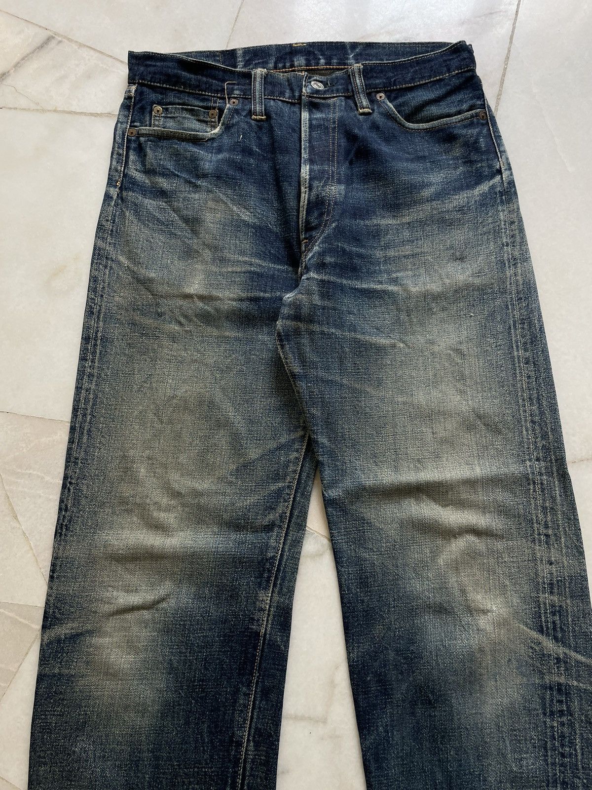 Japanese Brand Vintage Dope & Drakker Lot 1100 Selvedge Jeans Size US 31 - 3 Thumbnail