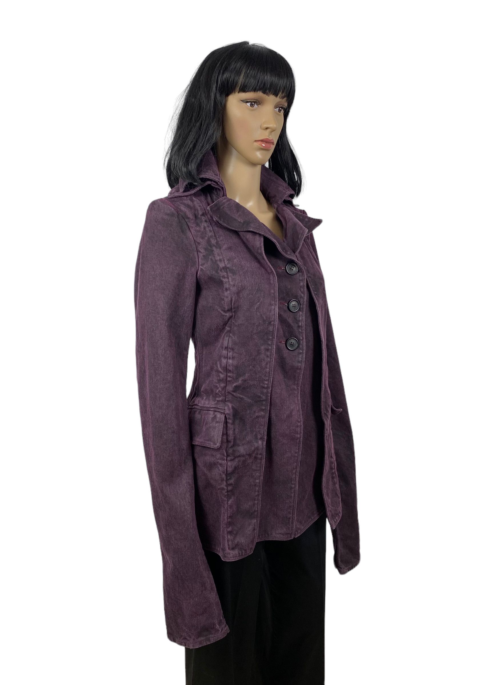 Rundholz rundholz women's waxed jacket garment dyed size XS Size XS / US 0-2 / IT 36-38 - 2 Thumbnail