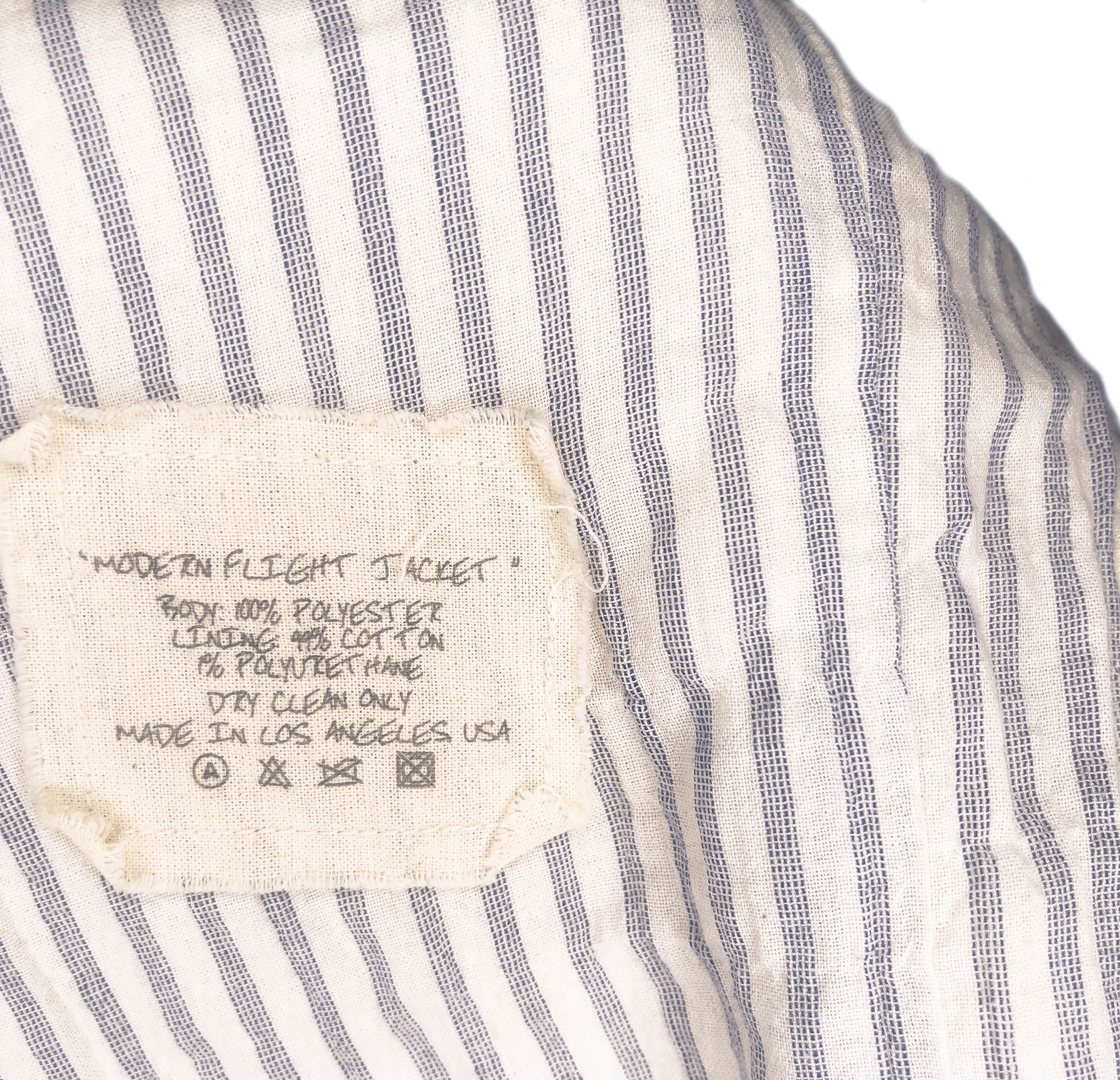 Greg Lauren - Off-White Modern Flight Jacket
