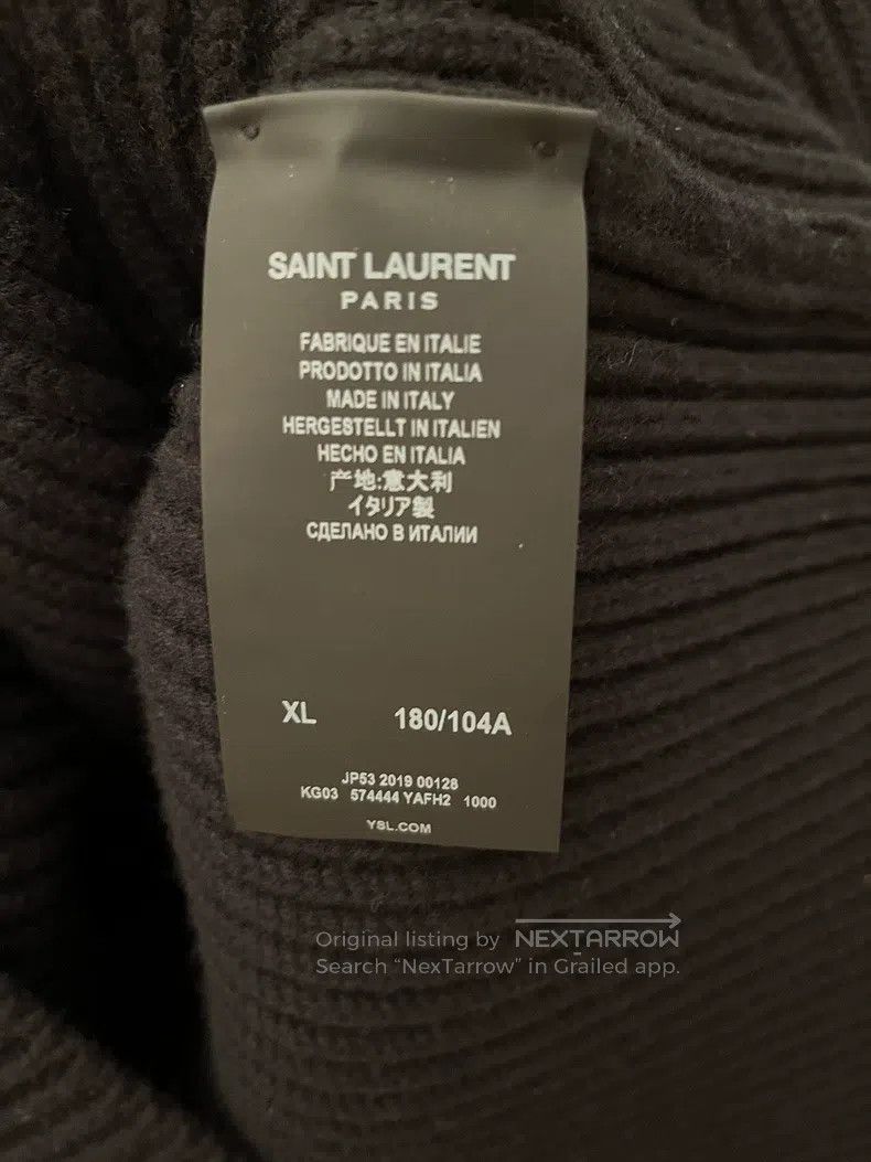 Saint Laurent Paris Saint Laurent Paris sweater Size US XL / EU 56 / 4 - 5 Thumbnail