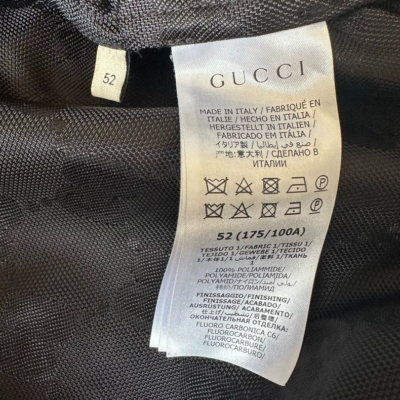 Gucci Gucci Black jacquard full-print hooded jacket 2503-Nextarro Size US L / EU 52-54 / 3 - 5 Thumbnail