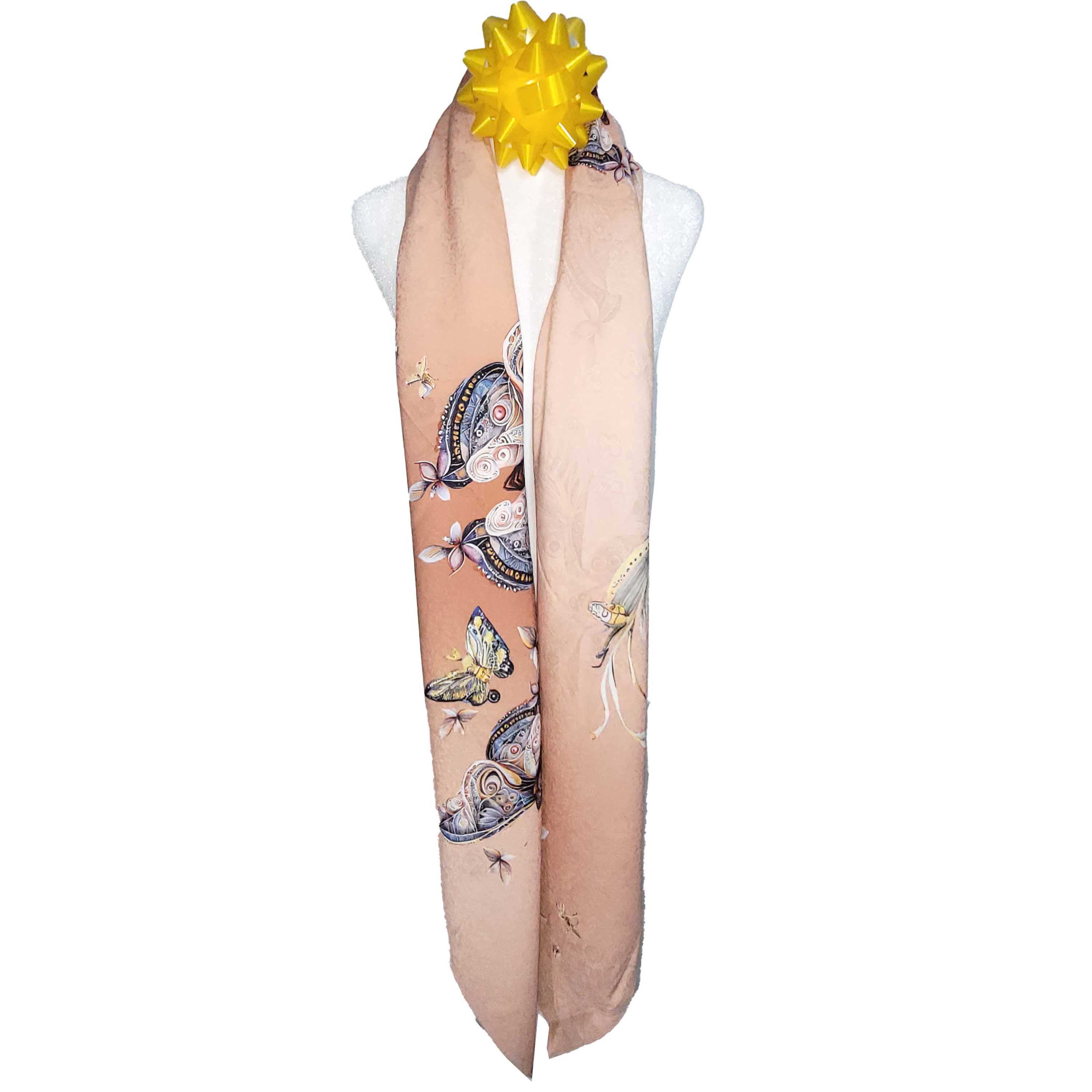 Other NWT Double-Sided Silk Scarf 52"x52" Large Square Wrap 3400 Size ONE SIZE - 7 Thumbnail