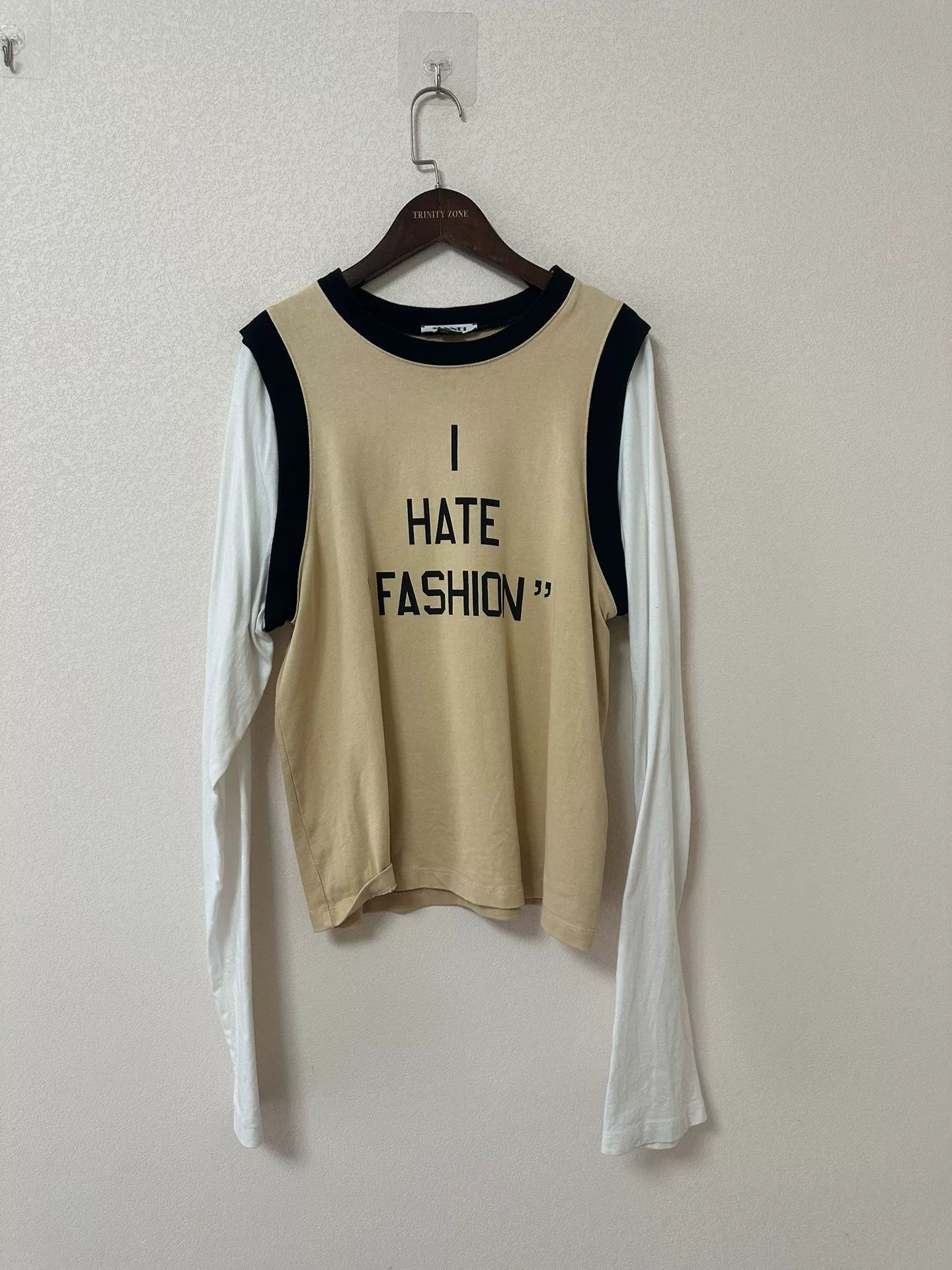 Vetements Sunnei Long Sleeve "I HATE FASHION" Size US M / EU 48-50 / 2 - 1 Thumbnail
